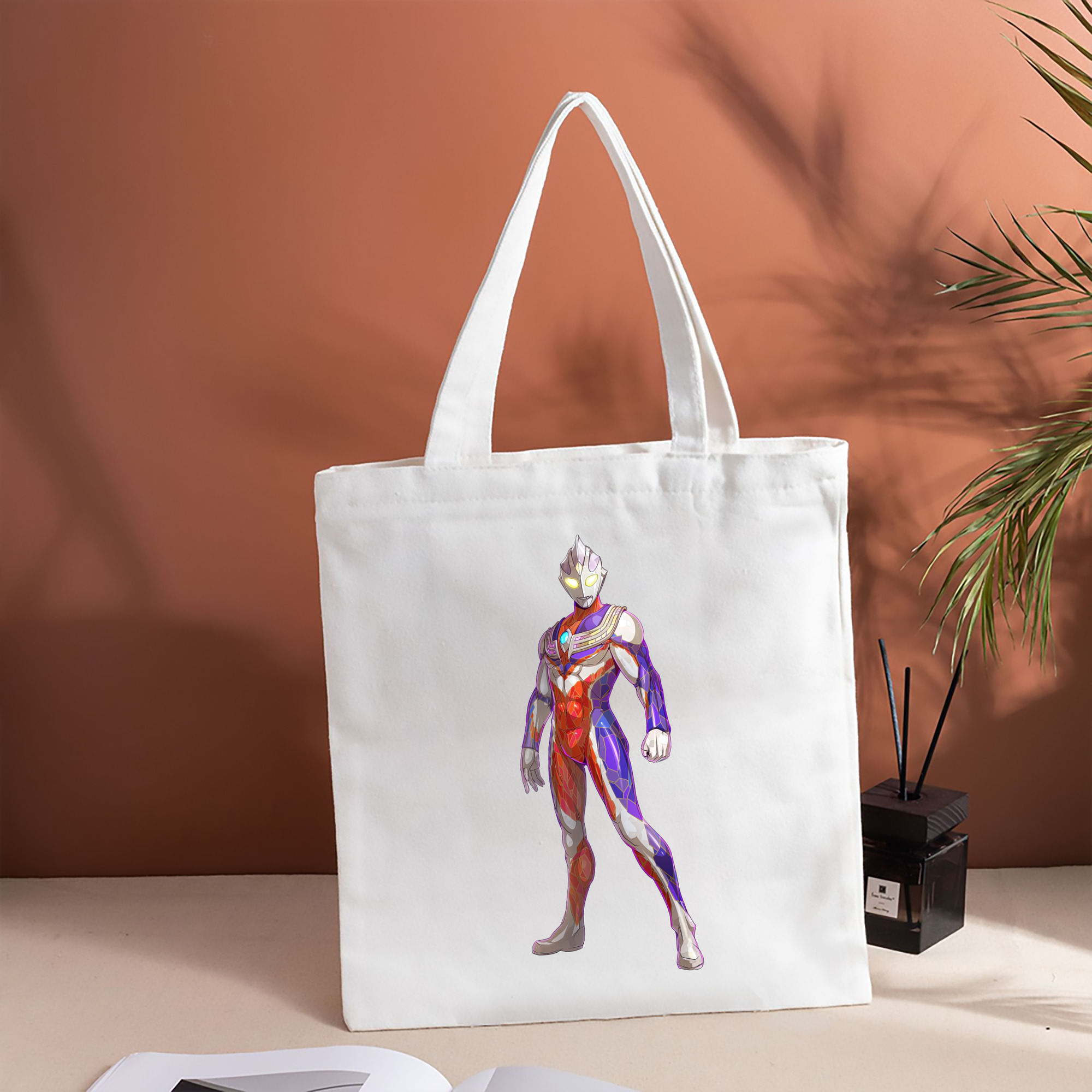 ウルトラマン Ultraman 縦型キャンバス生地手提げバッグ　トートバッグ