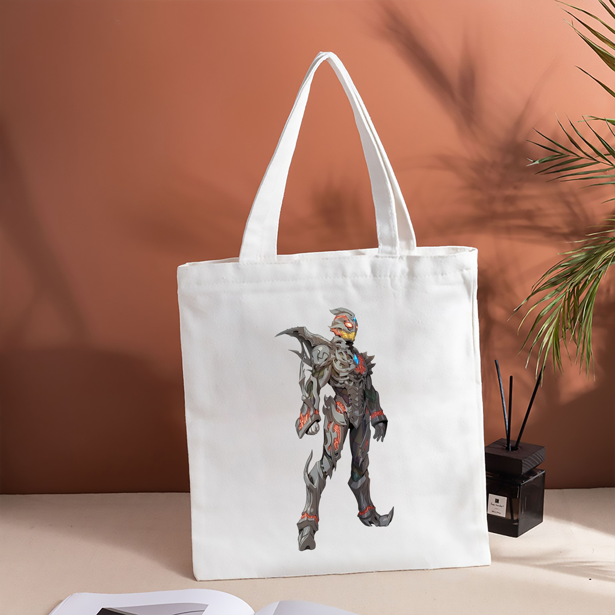 ウルトラマン Ultraman 縦型キャンバス生地手提げバッグ　トートバッグ