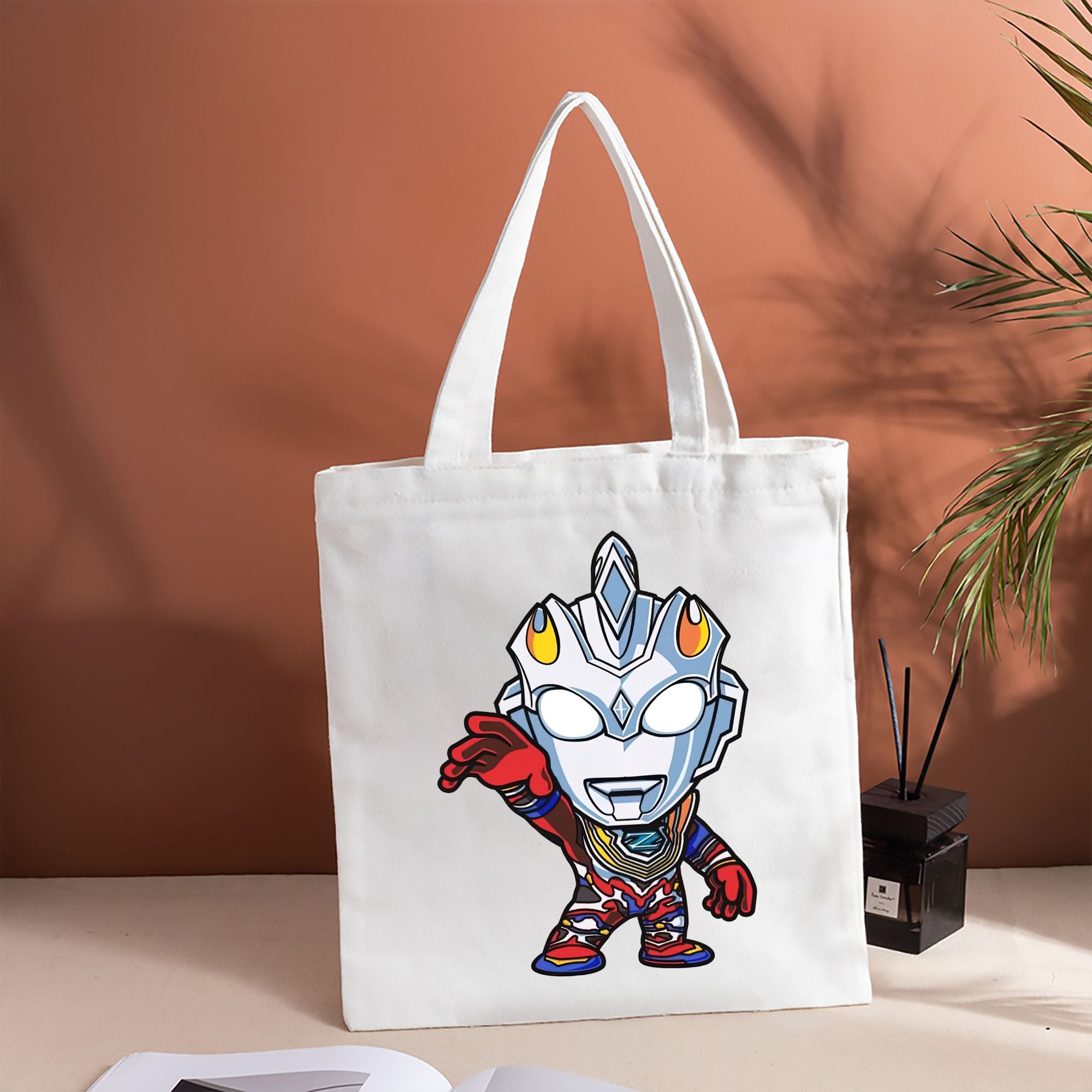 ウルトラマン Ultraman 縦型キャンバス生地手提げバッグ　トートバッグ