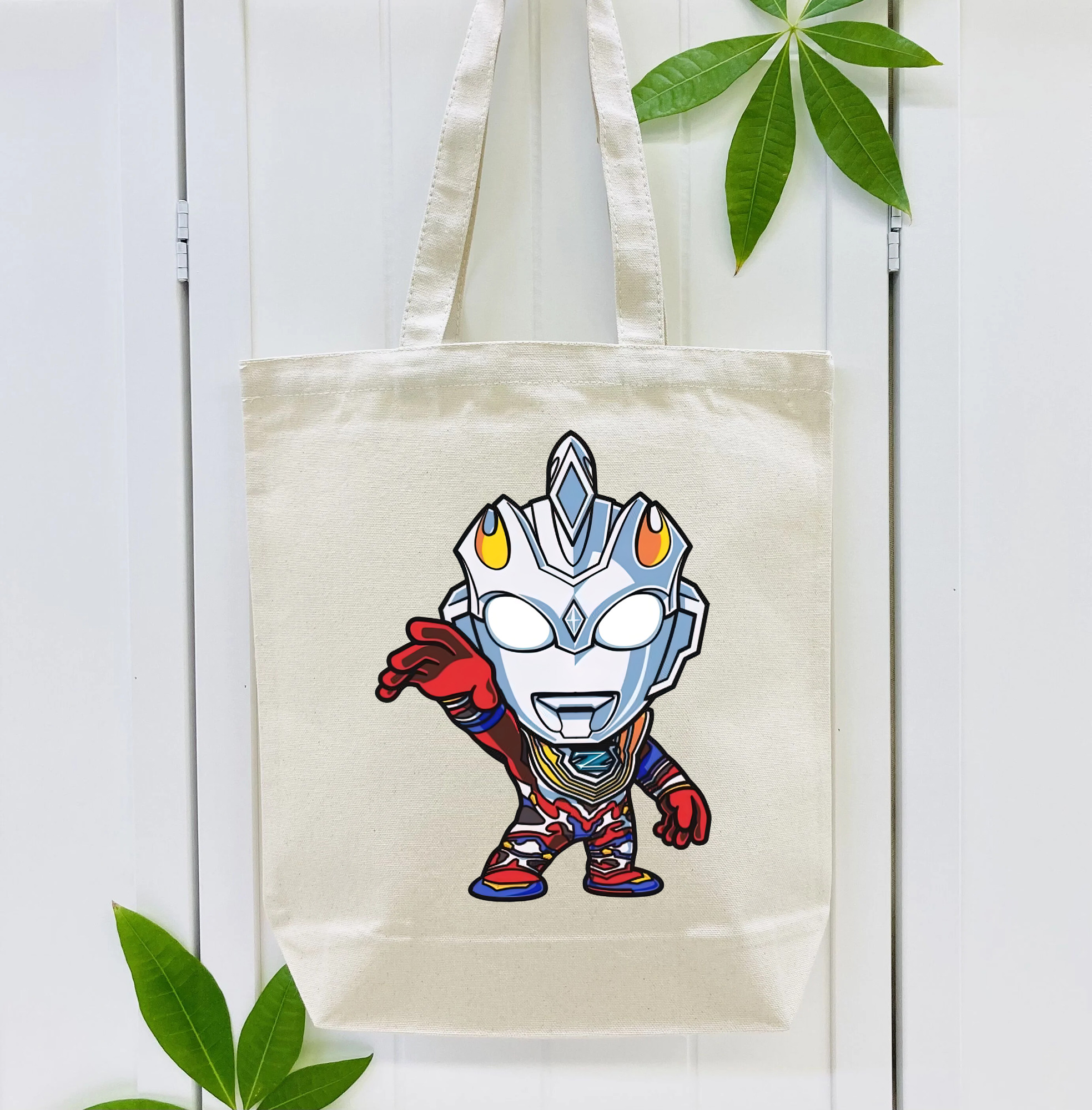 ウルトラマン Ultraman 縦型キャンバス生地手提げバッグ　トートバッグ