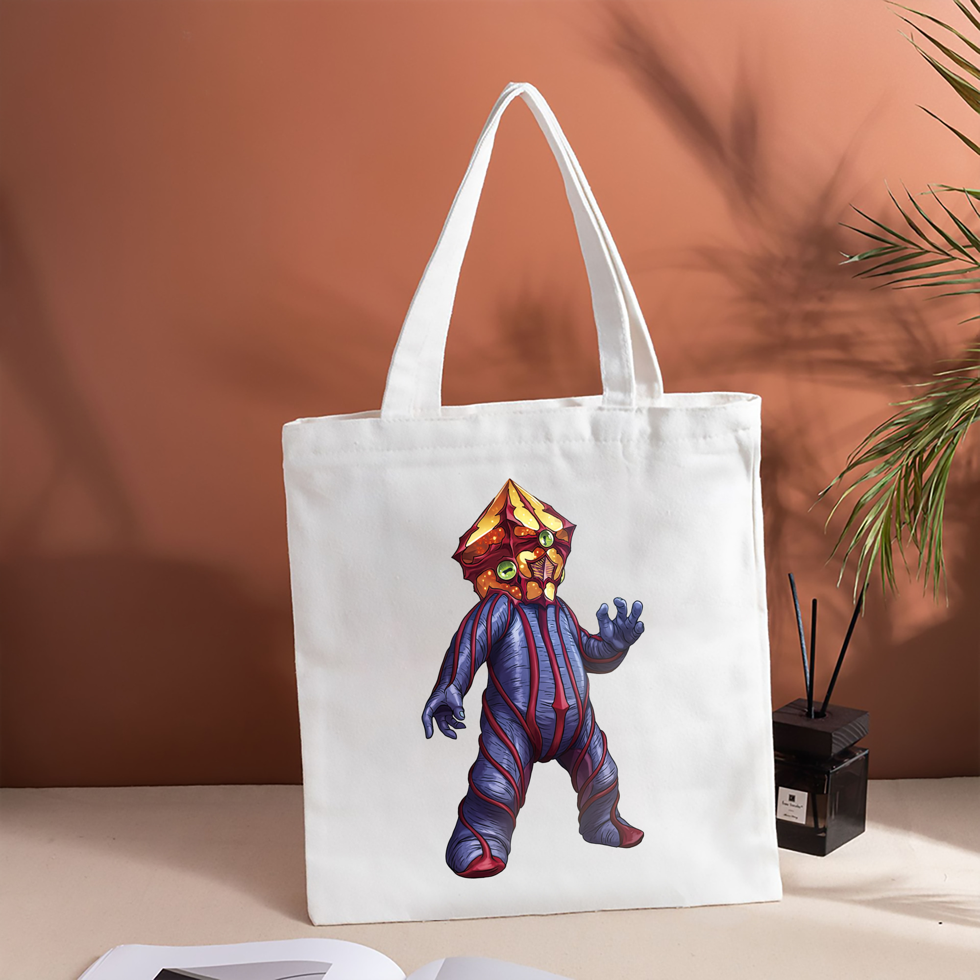 ウルトラマン Ultraman 縦型キャンバス生地手提げバッグ　トートバッグ