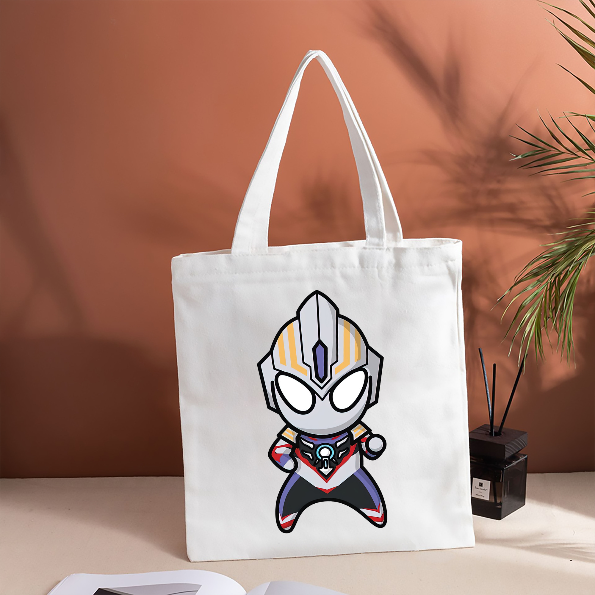 ウルトラマン Ultraman 縦型キャンバス生地手提げバッグ　トートバッグ