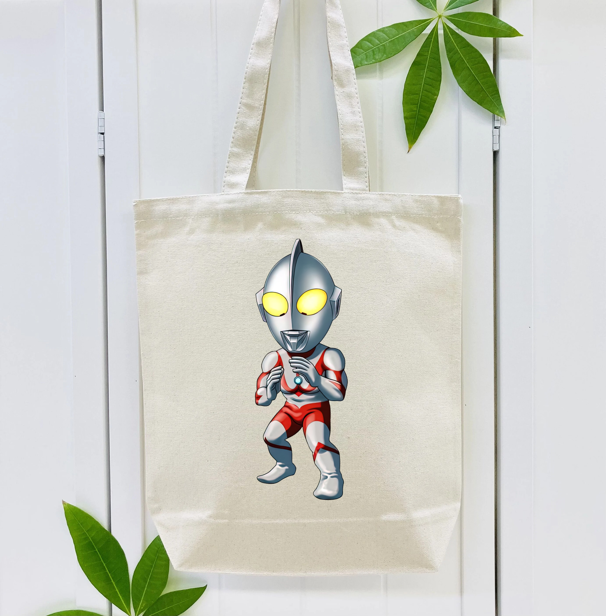 ウルトラマン Ultraman 縦型キャンバス生地手提げバッグ　トートバッグ