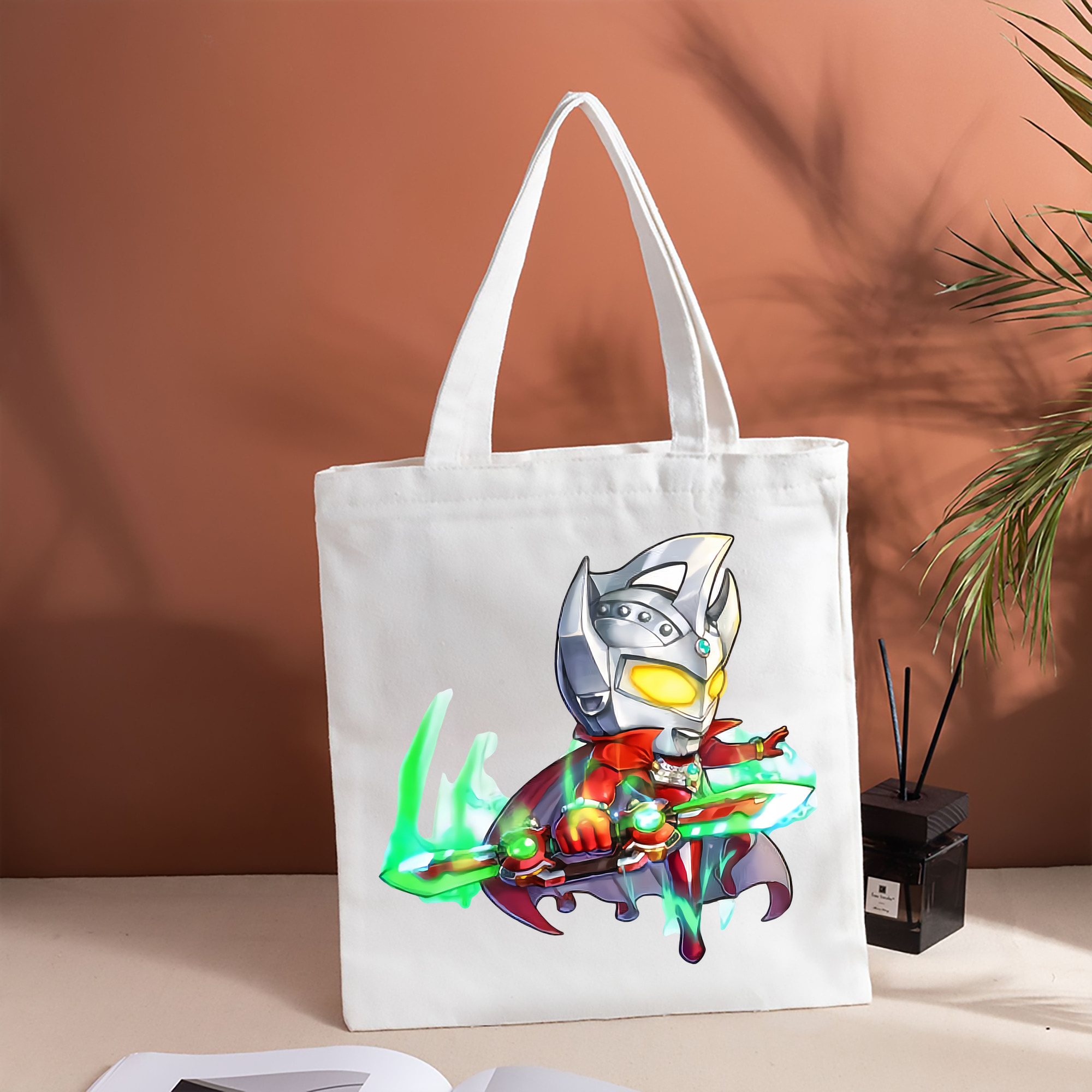 ウルトラマン Ultraman 縦型キャンバス生地手提げバッグ　トートバッグ