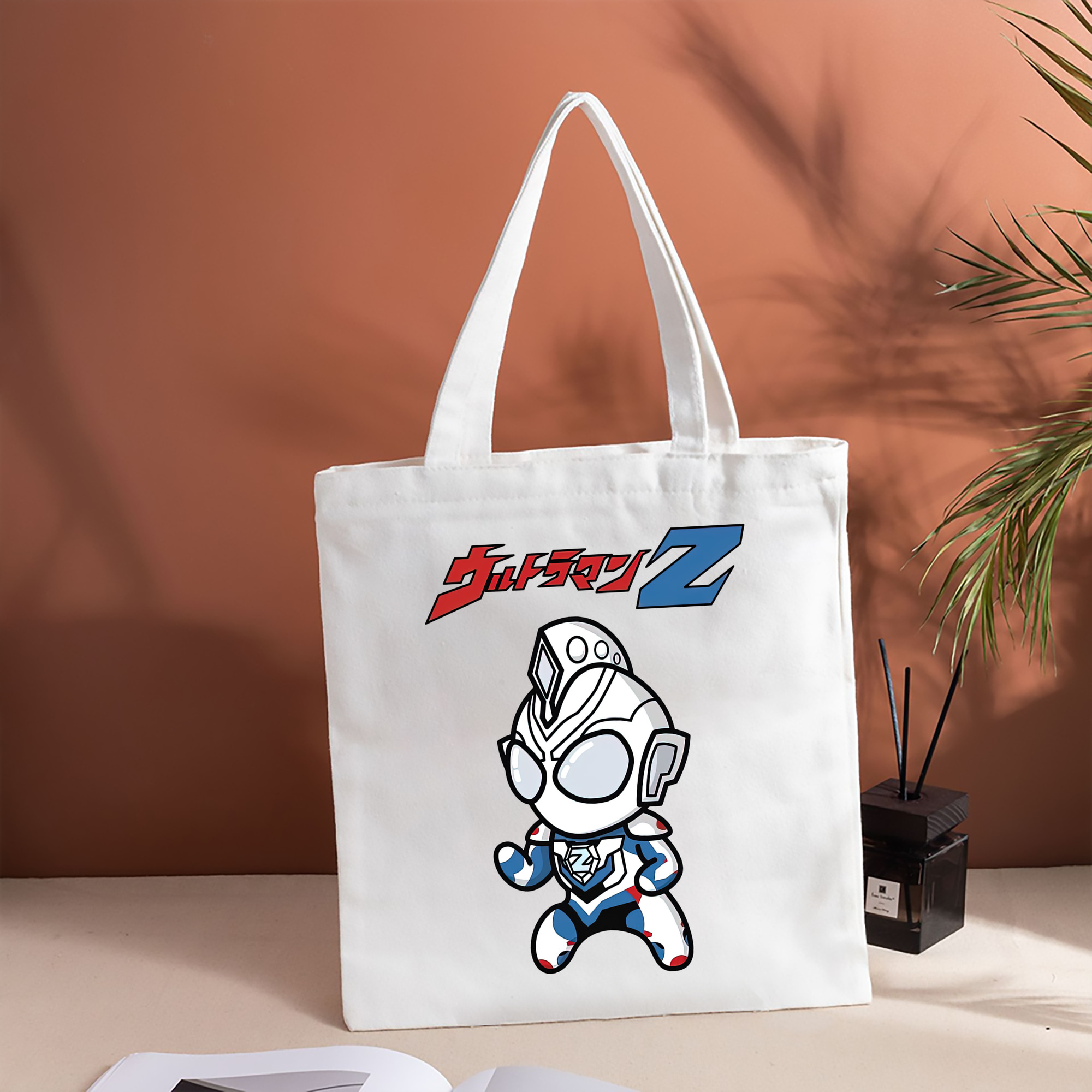 ウルトラマン Ultraman 縦型キャンバス生地手提げバッグ　トートバッグ