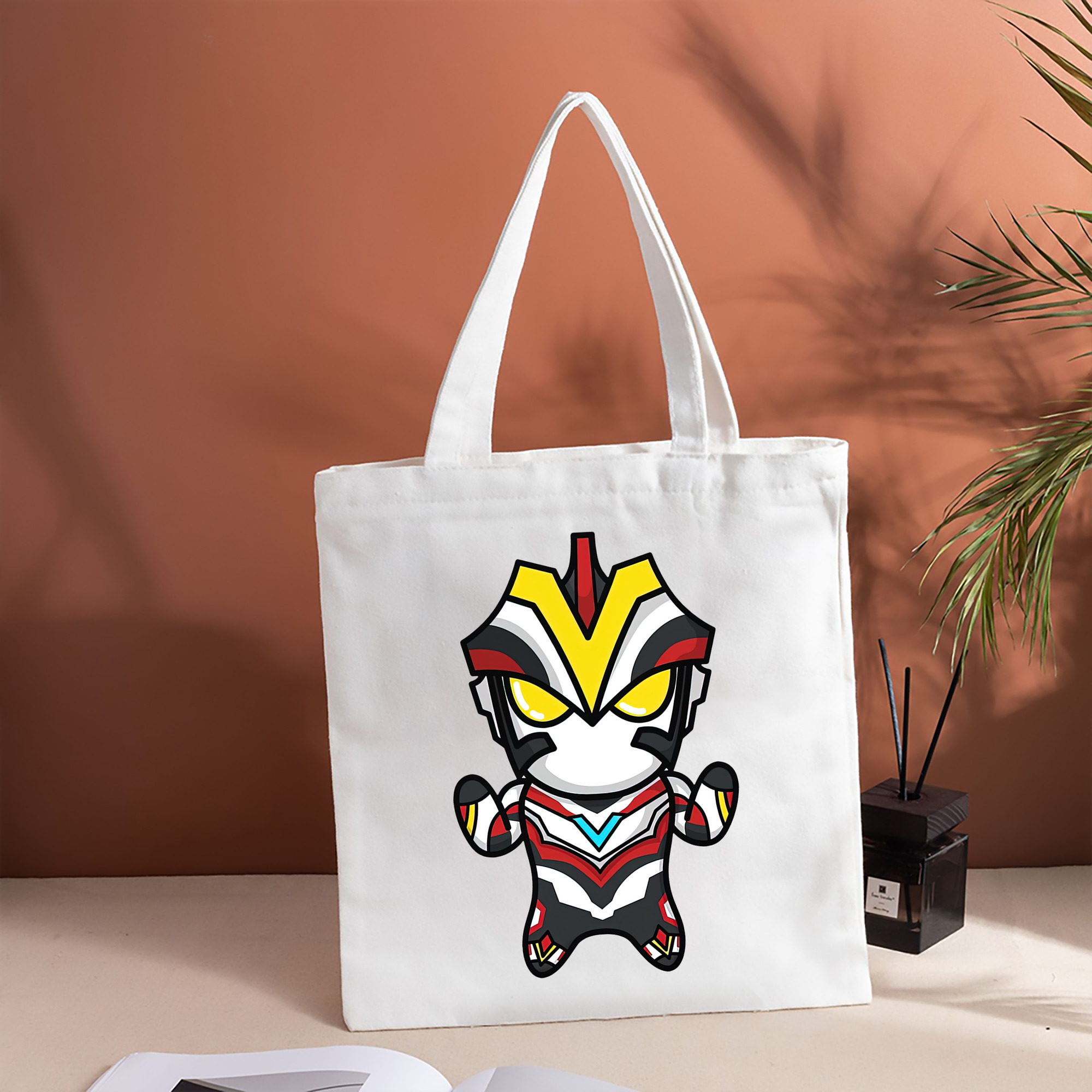 ウルトラマン Ultraman 縦型キャンバス生地手提げバッグ　トートバッグ