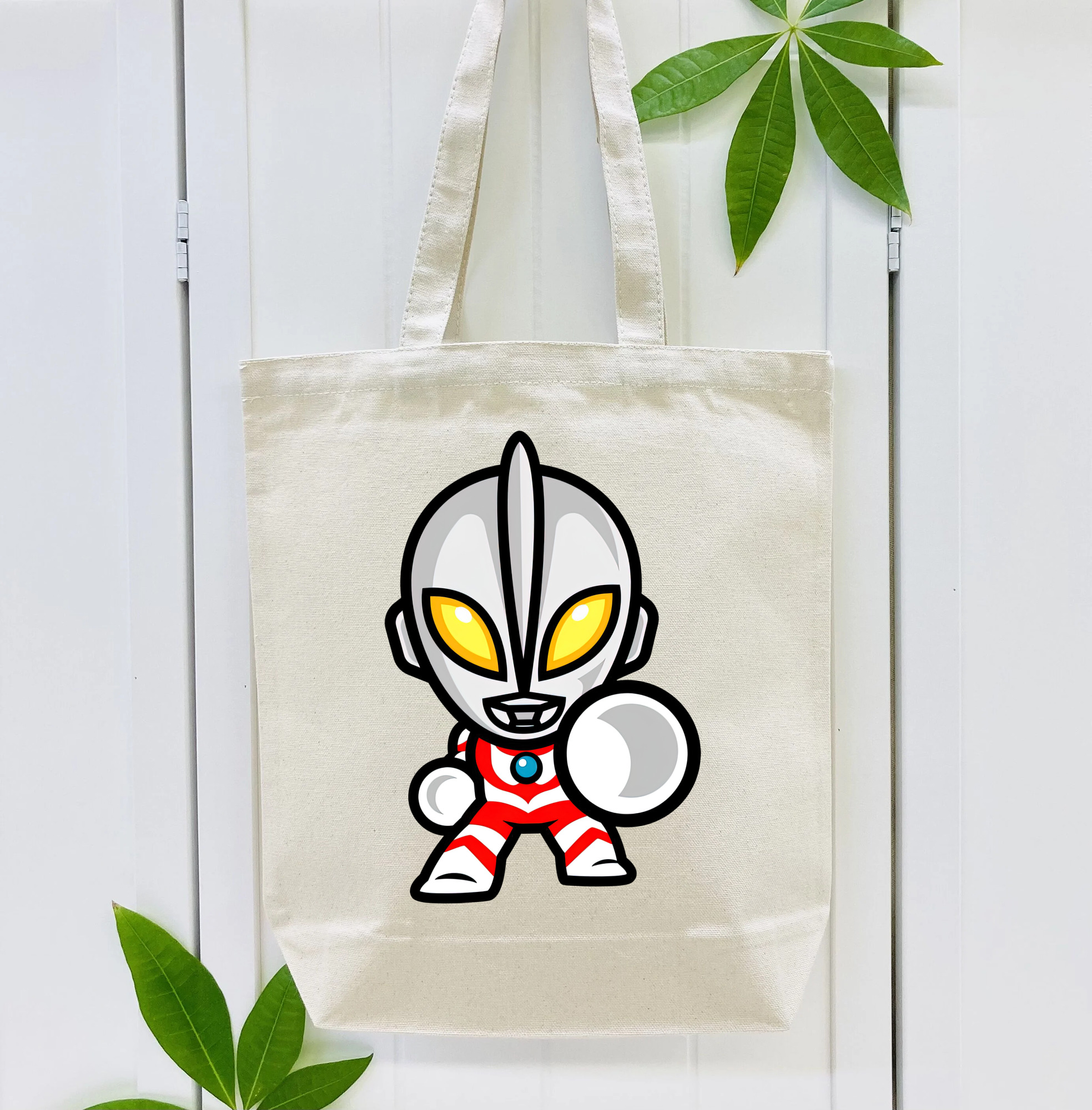 ウルトラマン Ultraman 縦型キャンバス生地手提げバッグ　トートバッグ