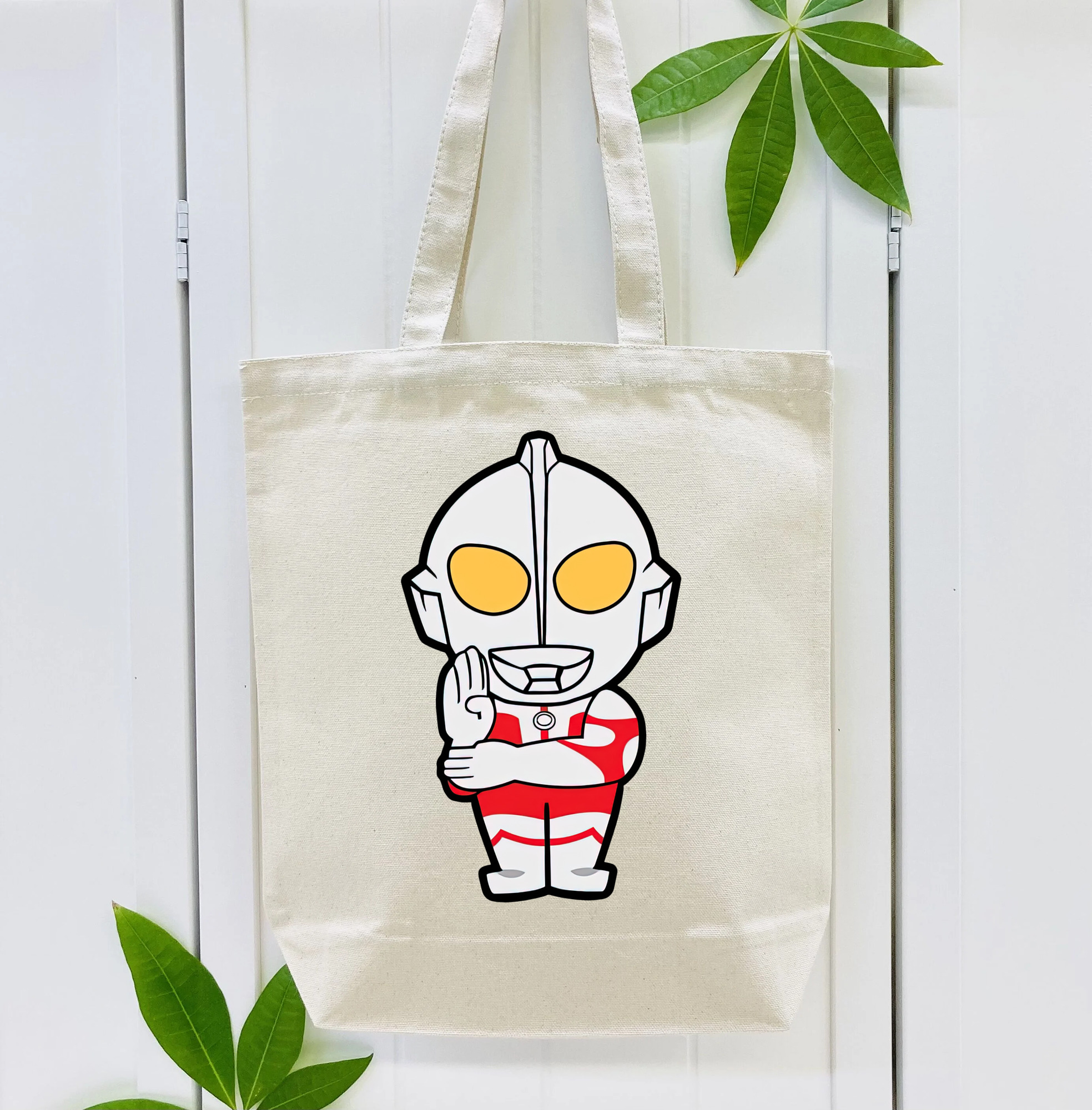 ウルトラマン Ultraman 縦型キャンバス生地手提げバッグ　トートバッグ