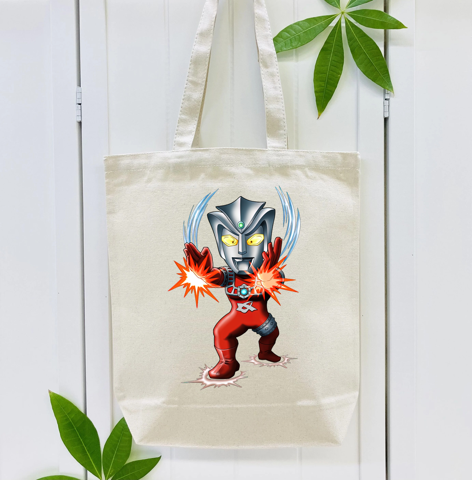ウルトラマン Ultraman 縦型キャンバス生地手提げバッグ　トートバッグ