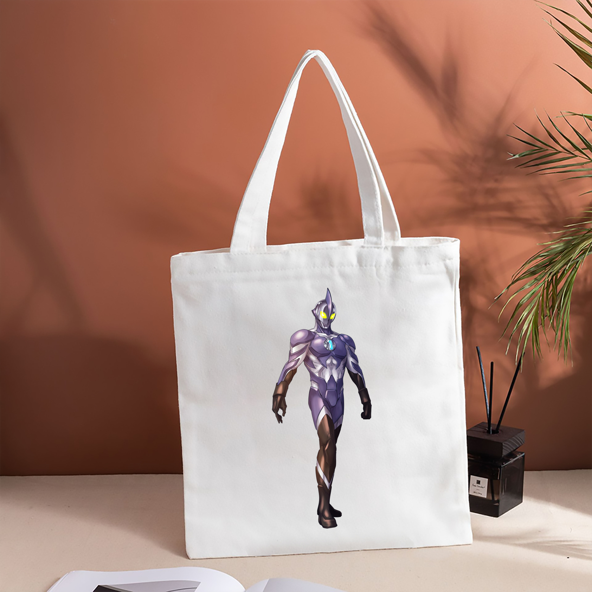 ウルトラマン Ultraman 縦型キャンバス生地手提げバッグ　トートバッグ