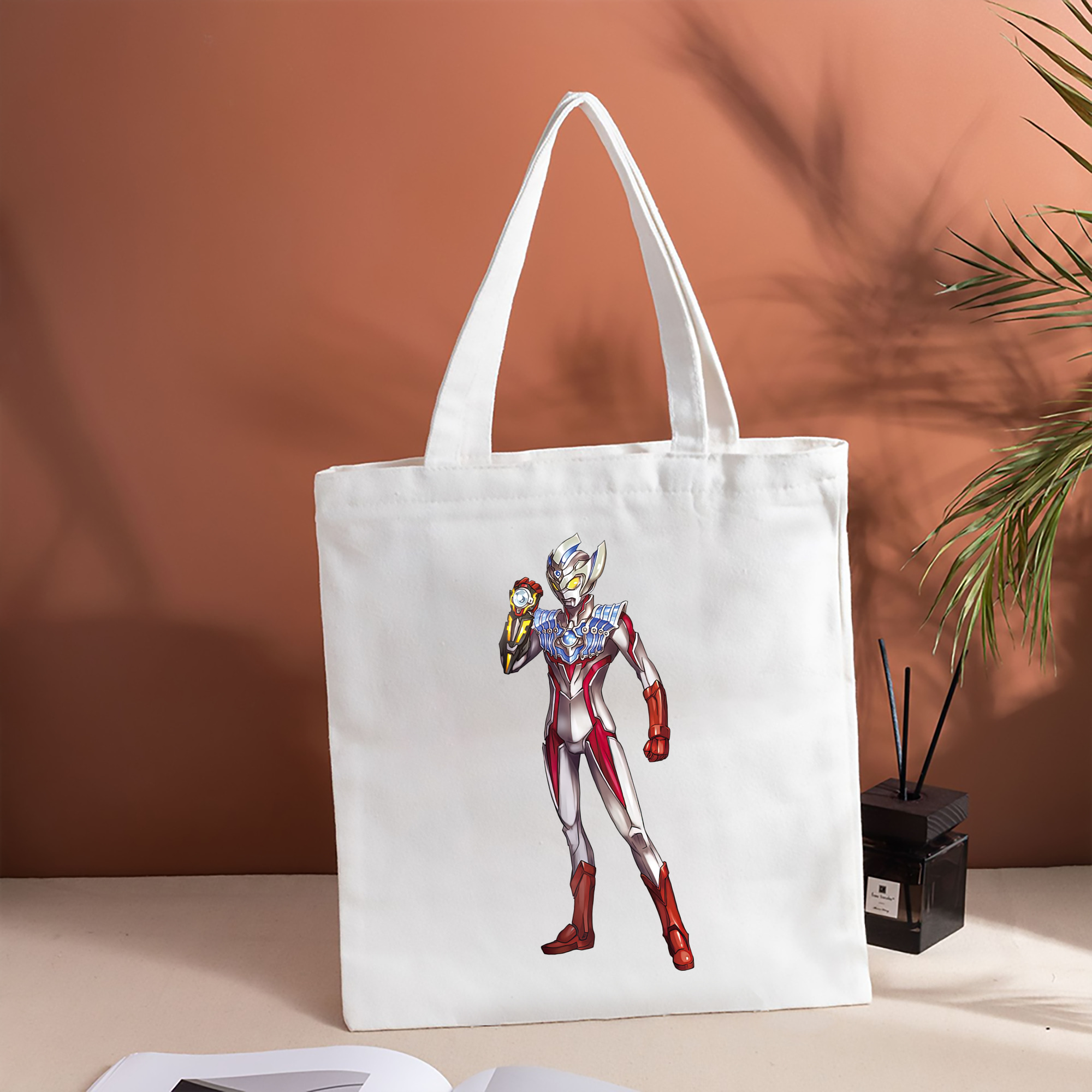 ウルトラマン Ultraman 縦型キャンバス生地手提げバッグ　トートバッグ