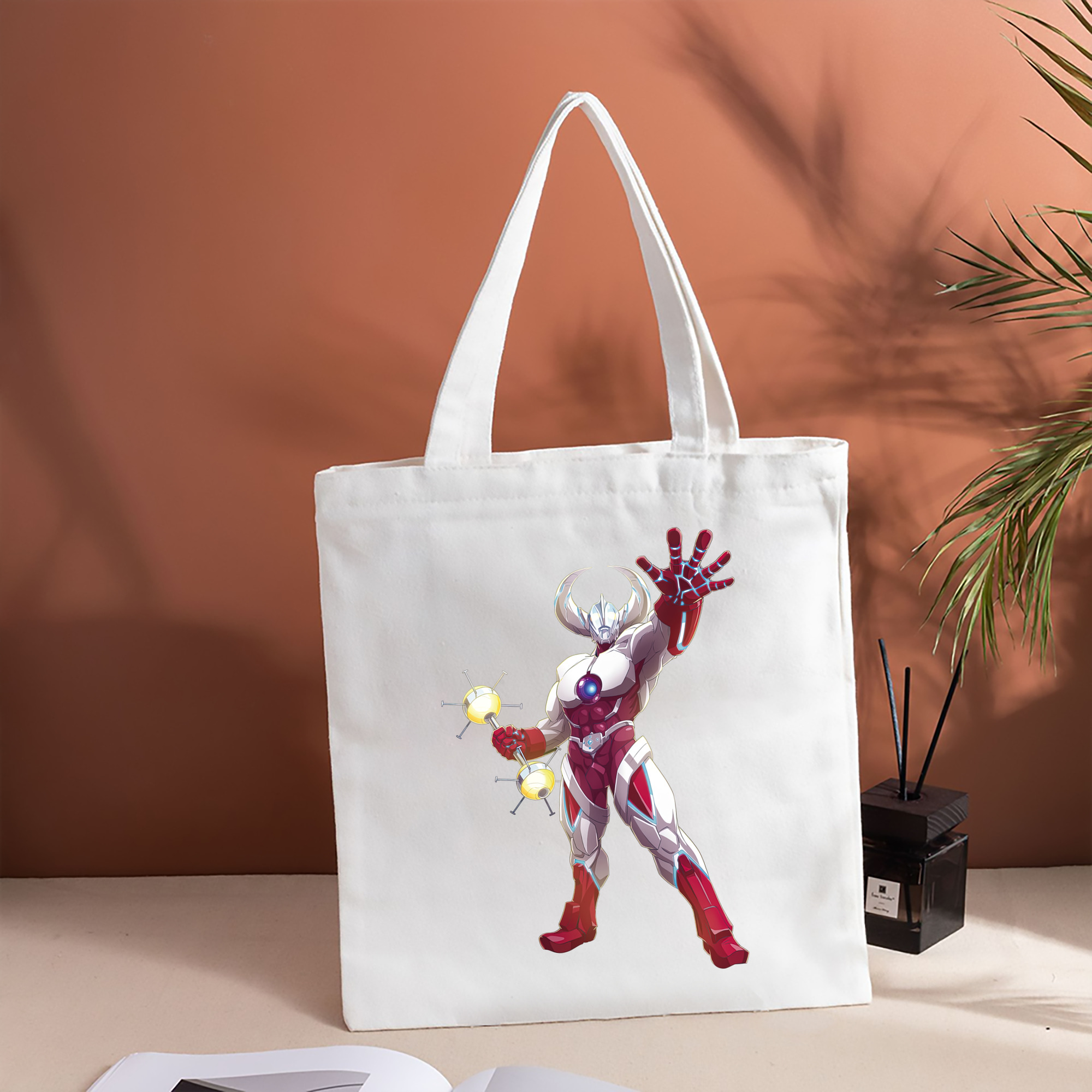 ウルトラマン Ultraman 縦型キャンバス生地手提げバッグ　トートバッグ