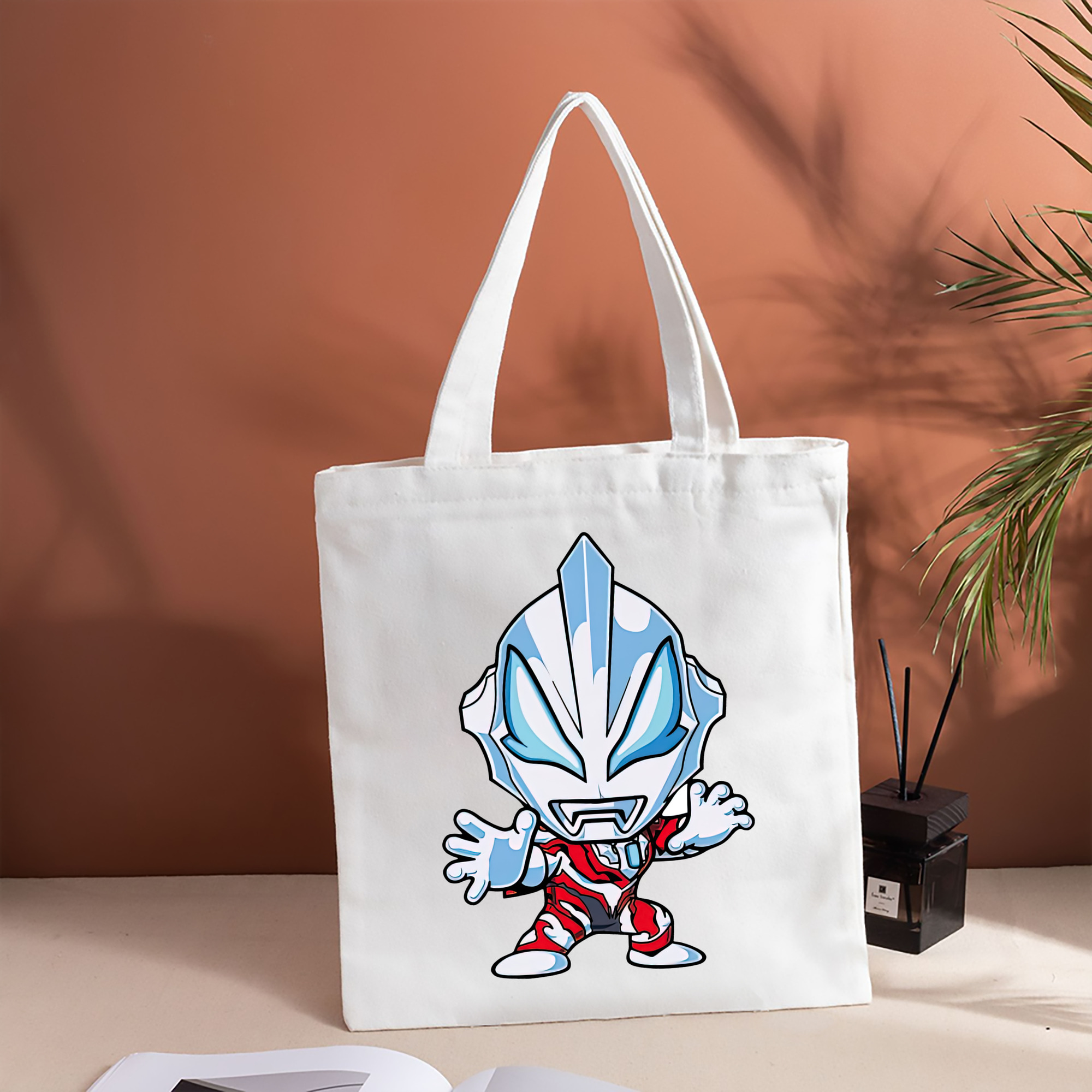 ウルトラマン Ultraman 縦型キャンバス生地手提げバッグ　トートバッグ