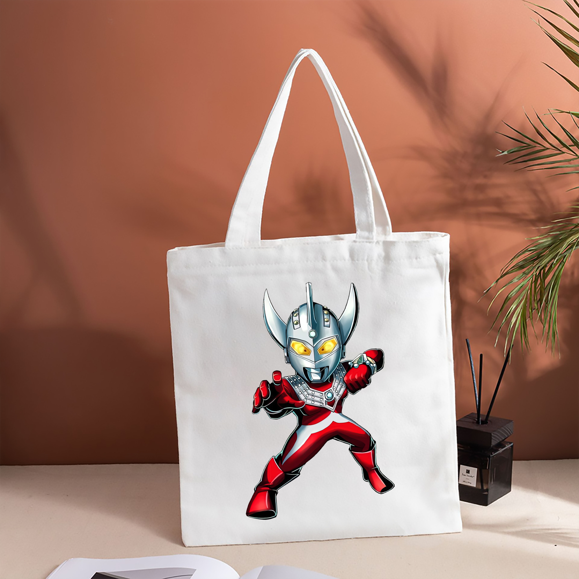ウルトラマン Ultraman 縦型キャンバス生地手提げバッグ　トートバッグ