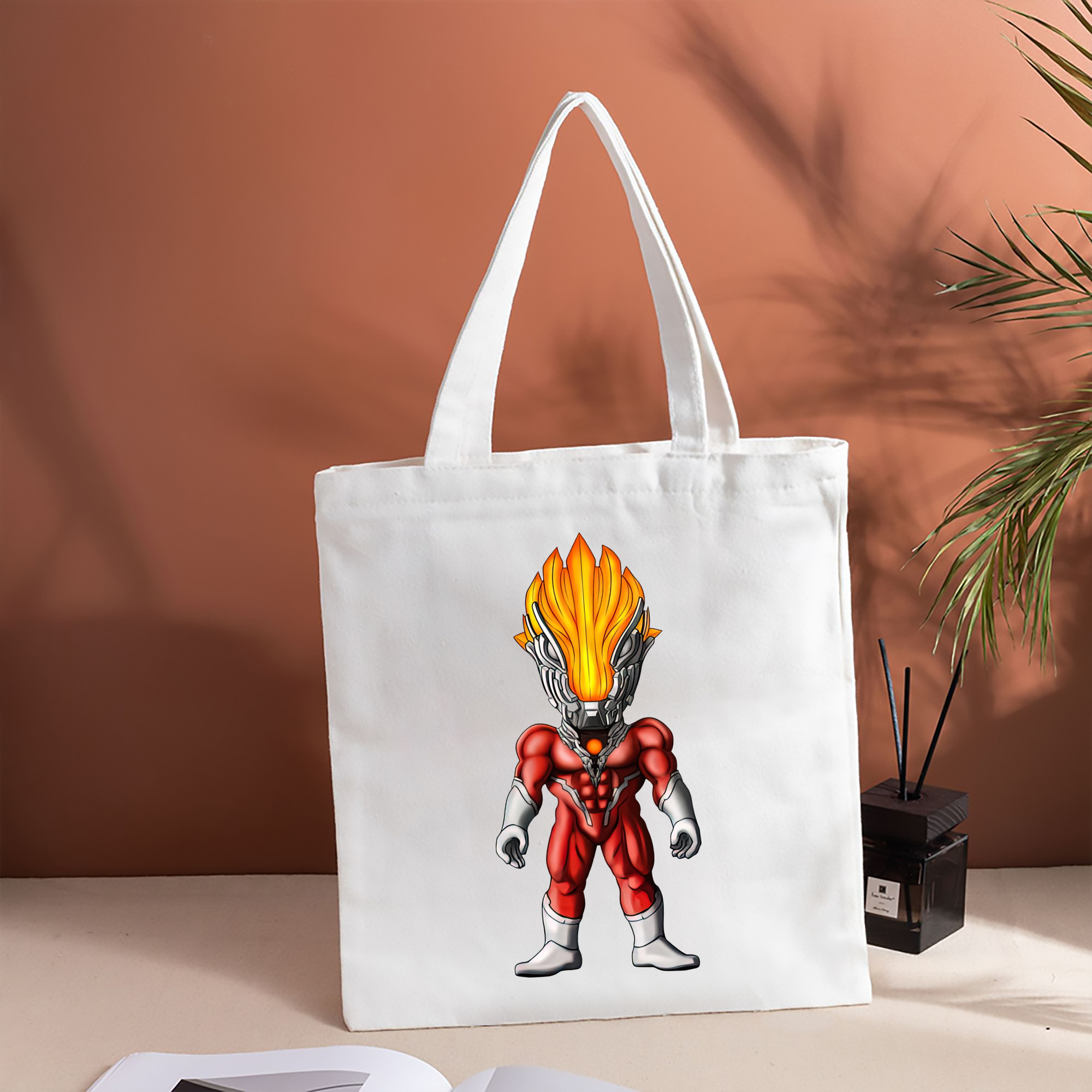 ウルトラマン Ultraman 縦型キャンバス生地手提げバッグ　トートバッグ