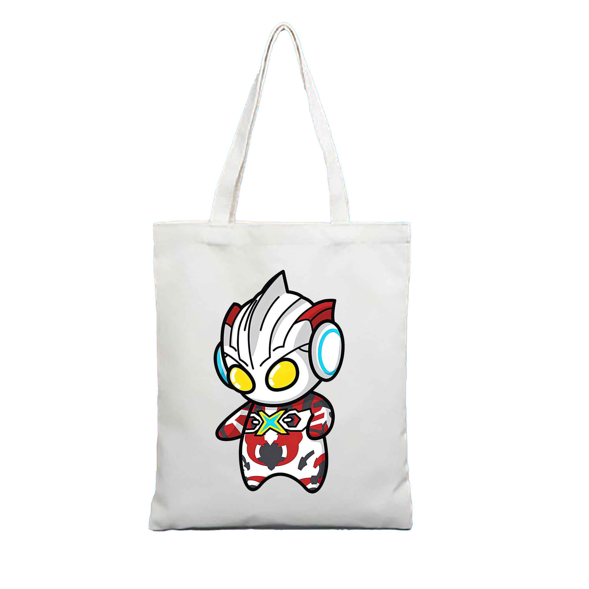 （画像用） ウルトラマン Ultraman 縦型キャンバス生地手提げバッグ　トートバッグ