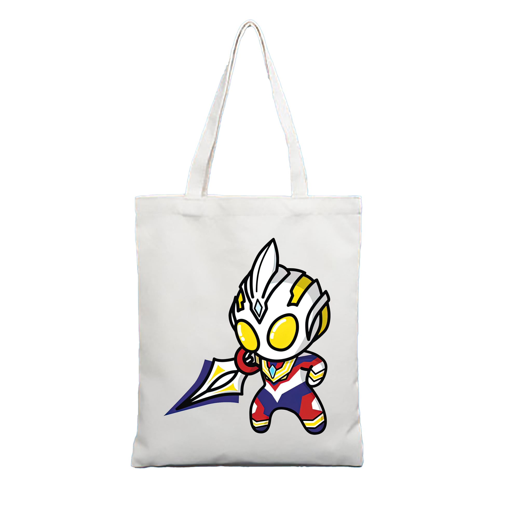 （画像用） ウルトラマン Ultraman 縦型キャンバス生地手提げバッグ　トートバッグ
