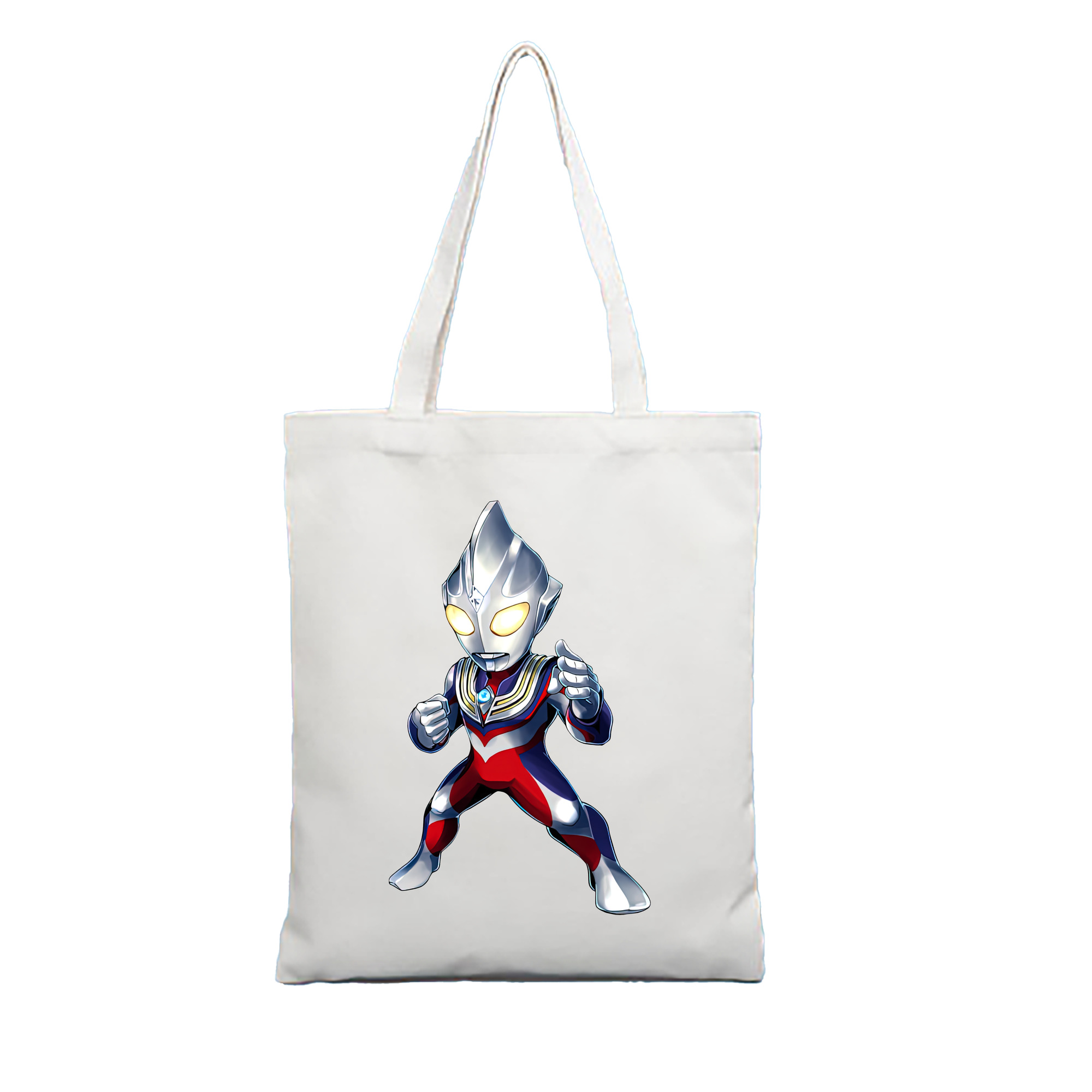 （画像用） ウルトラマン Ultraman 縦型キャンバス生地手提げバッグ　トートバッグ