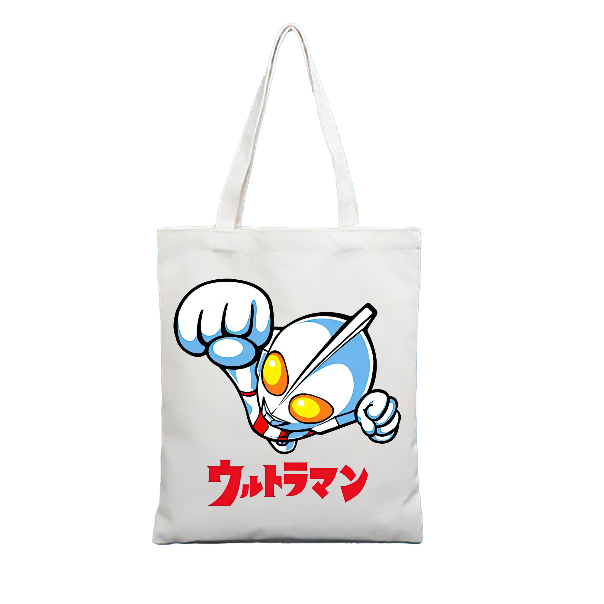 （画像用） ウルトラマン Ultraman 縦型キャンバス生地手提げバッグ　トートバッグ