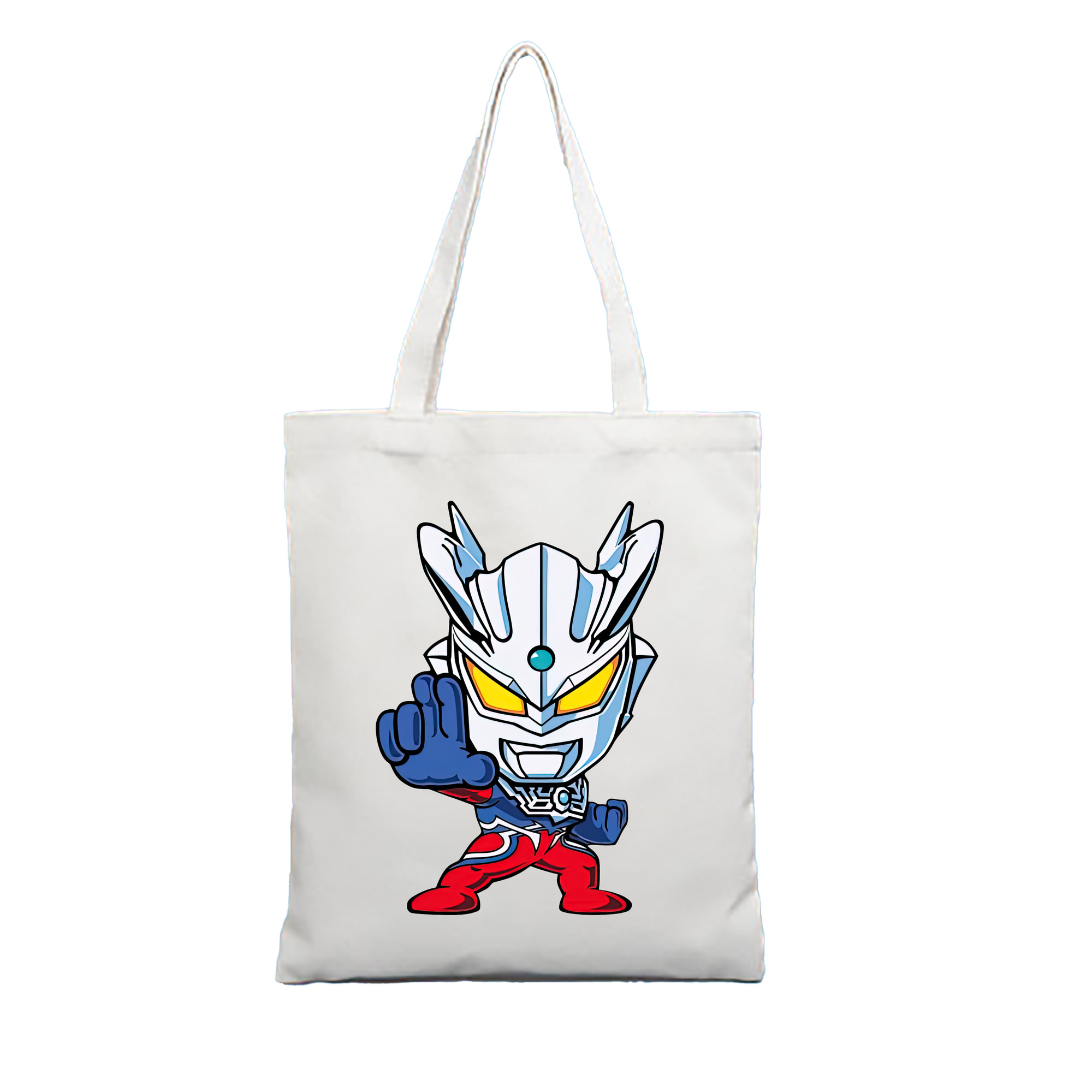 （画像用） ウルトラマン Ultraman 縦型キャンバス生地手提げバッグ　トートバッグ