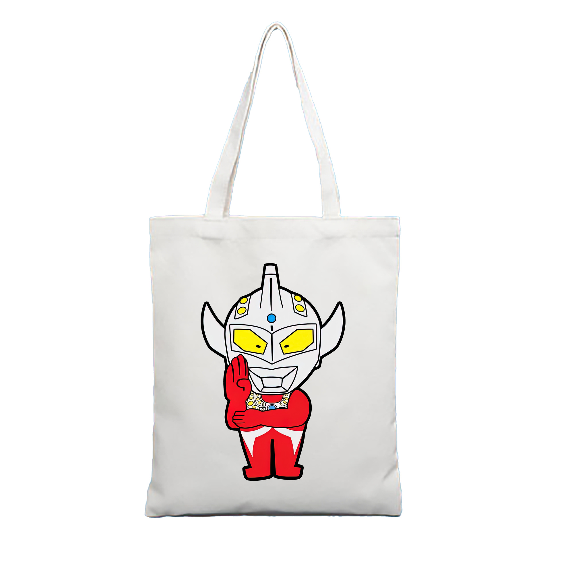 （画像用） ウルトラマン Ultraman 縦型キャンバス生地手提げバッグ　トートバッグ