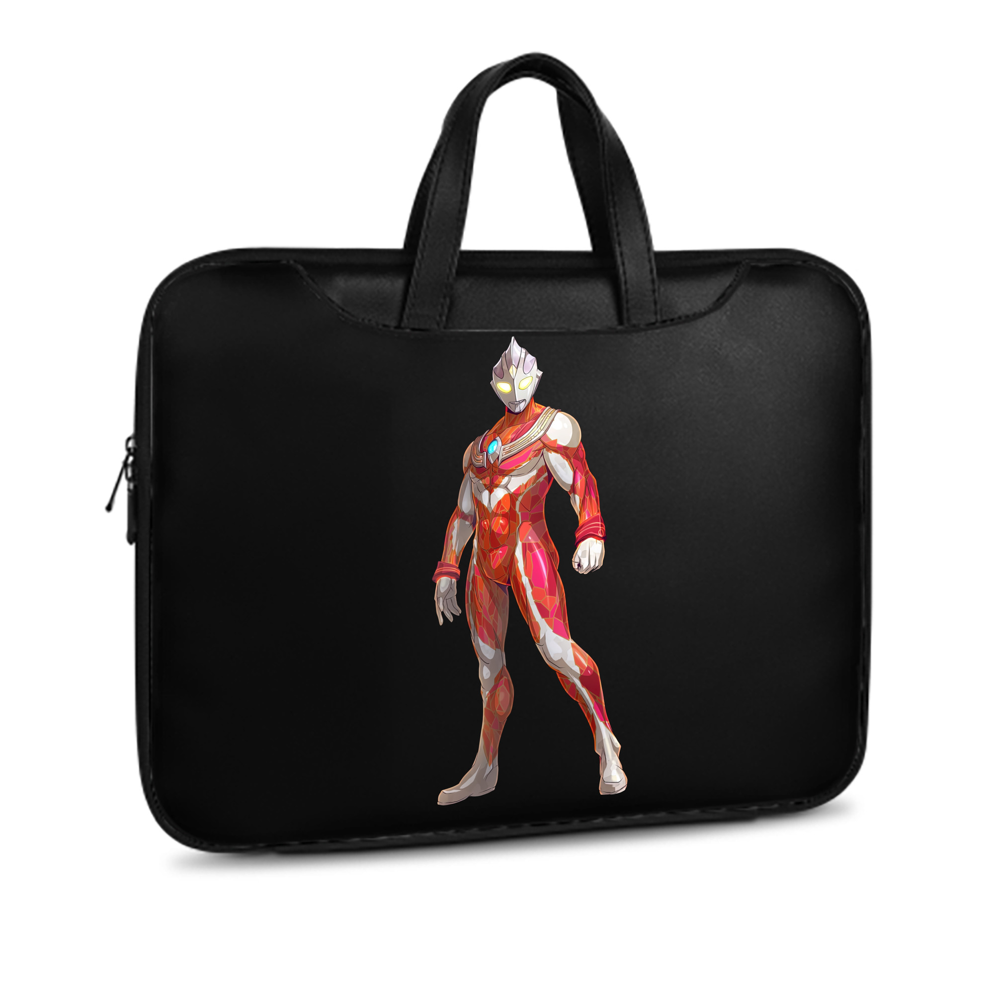 （画像用） ウルトラマン Ultraman レザーラップトップバッグ　ノートパソコンケース