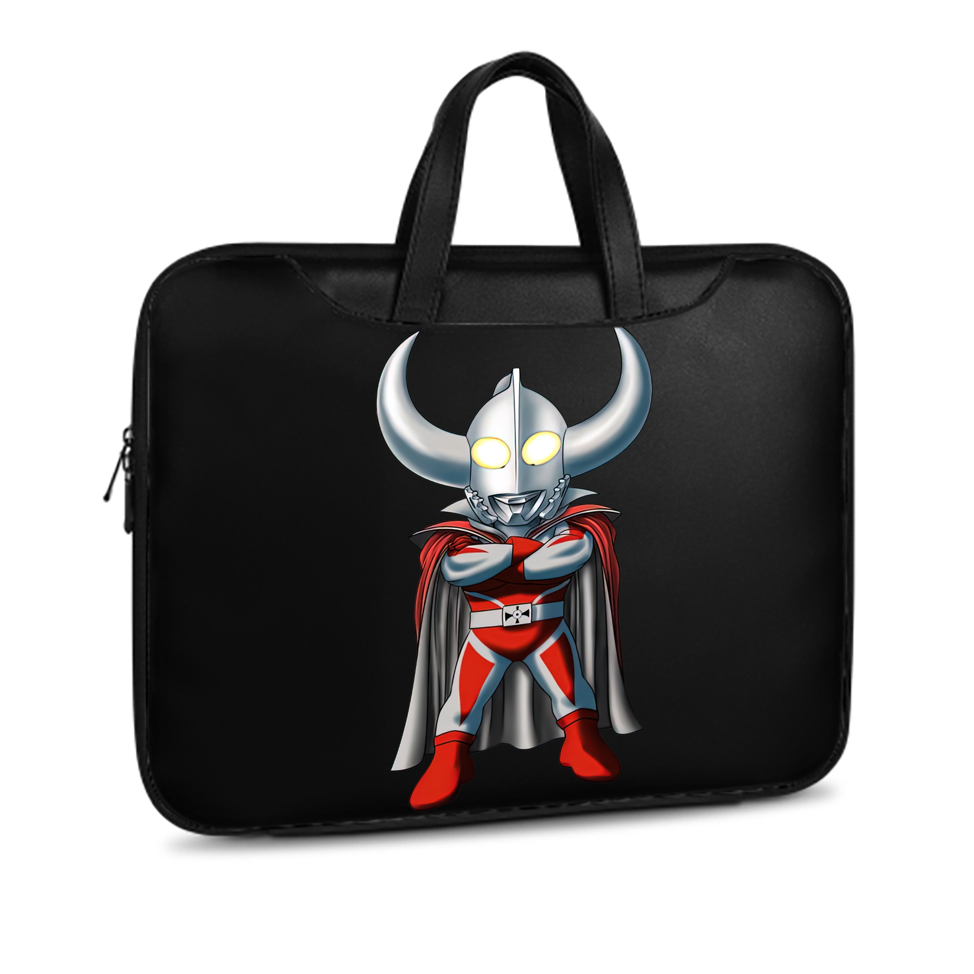 （画像用） ウルトラマン Ultraman レザーラップトップバッグ　ノートパソコンケース