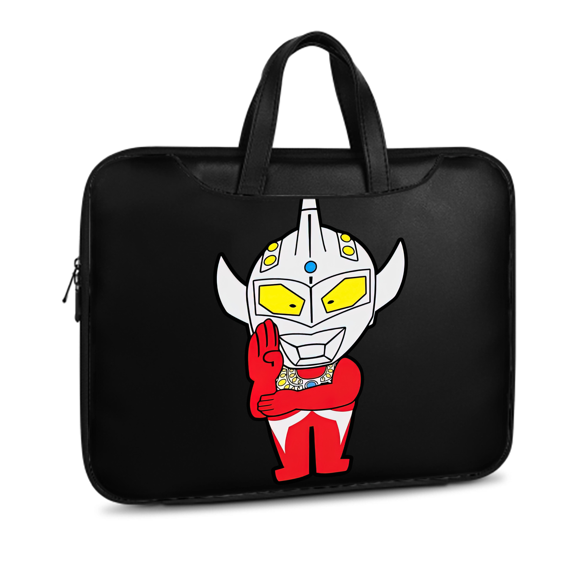 （画像用） ウルトラマン Ultraman レザーラップトップバッグ　ノートパソコンケース