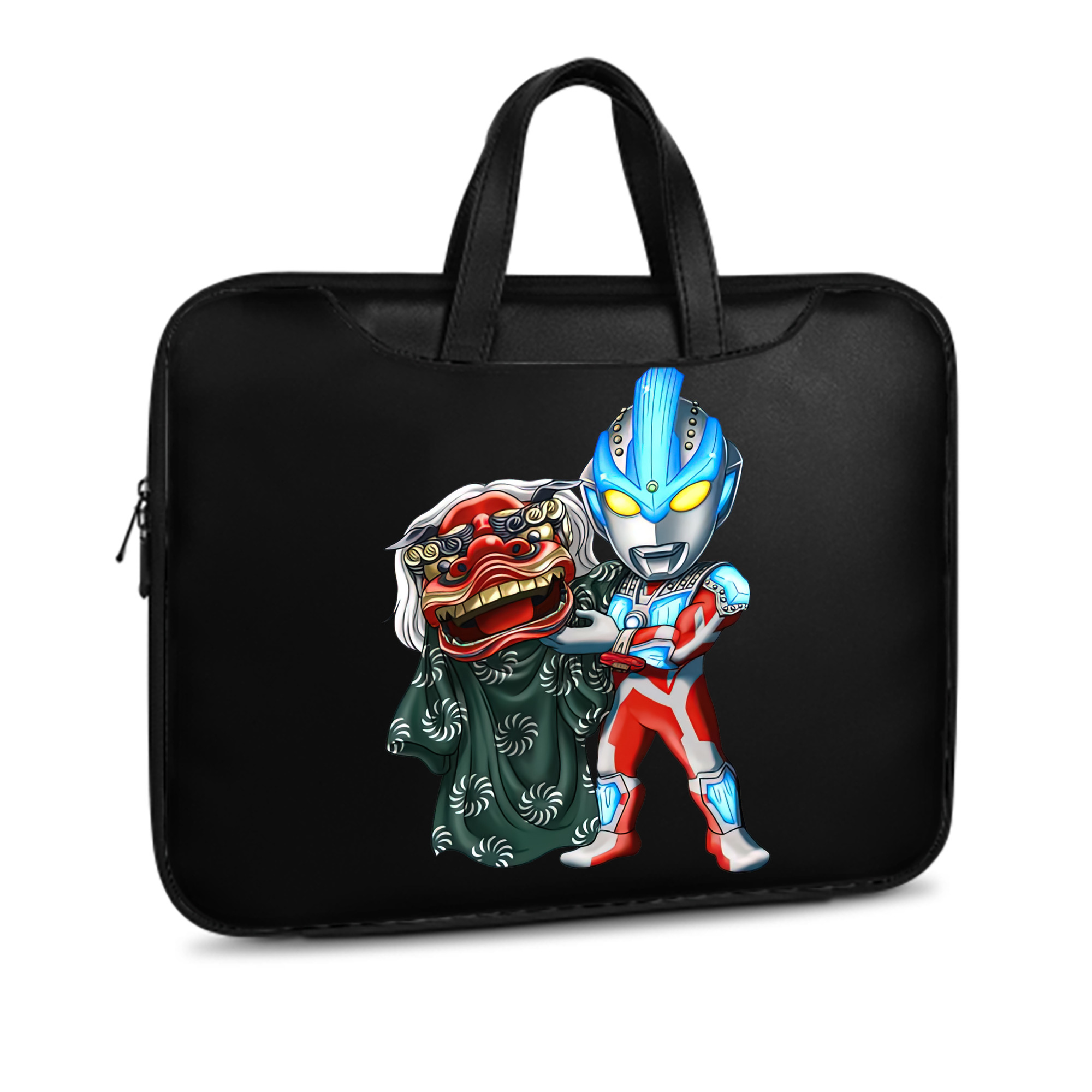 （画像用） ウルトラマン Ultraman レザーラップトップバッグ　ノートパソコンケース