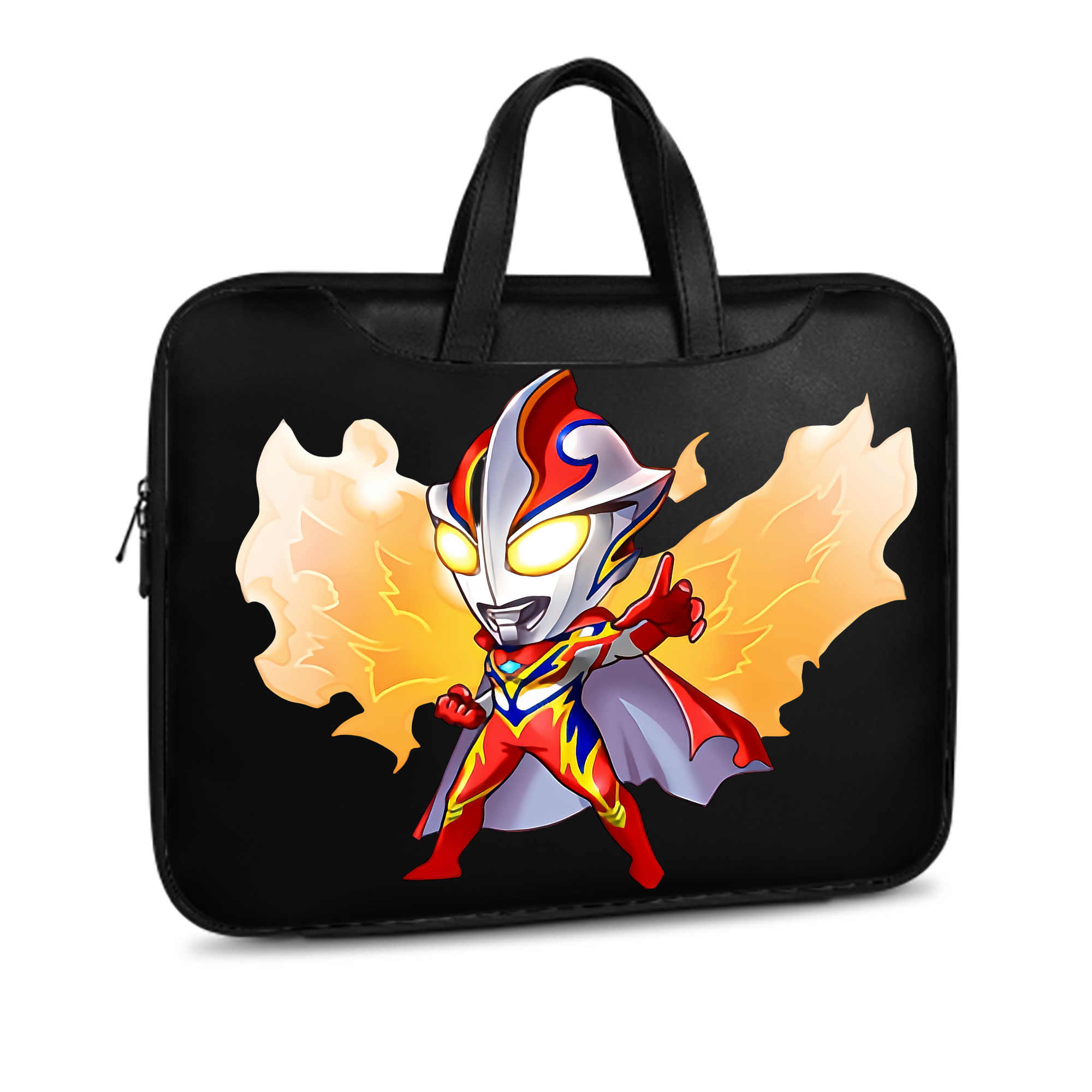 （画像用） ウルトラマン Ultraman レザーラップトップバッグ　ノートパソコンケース