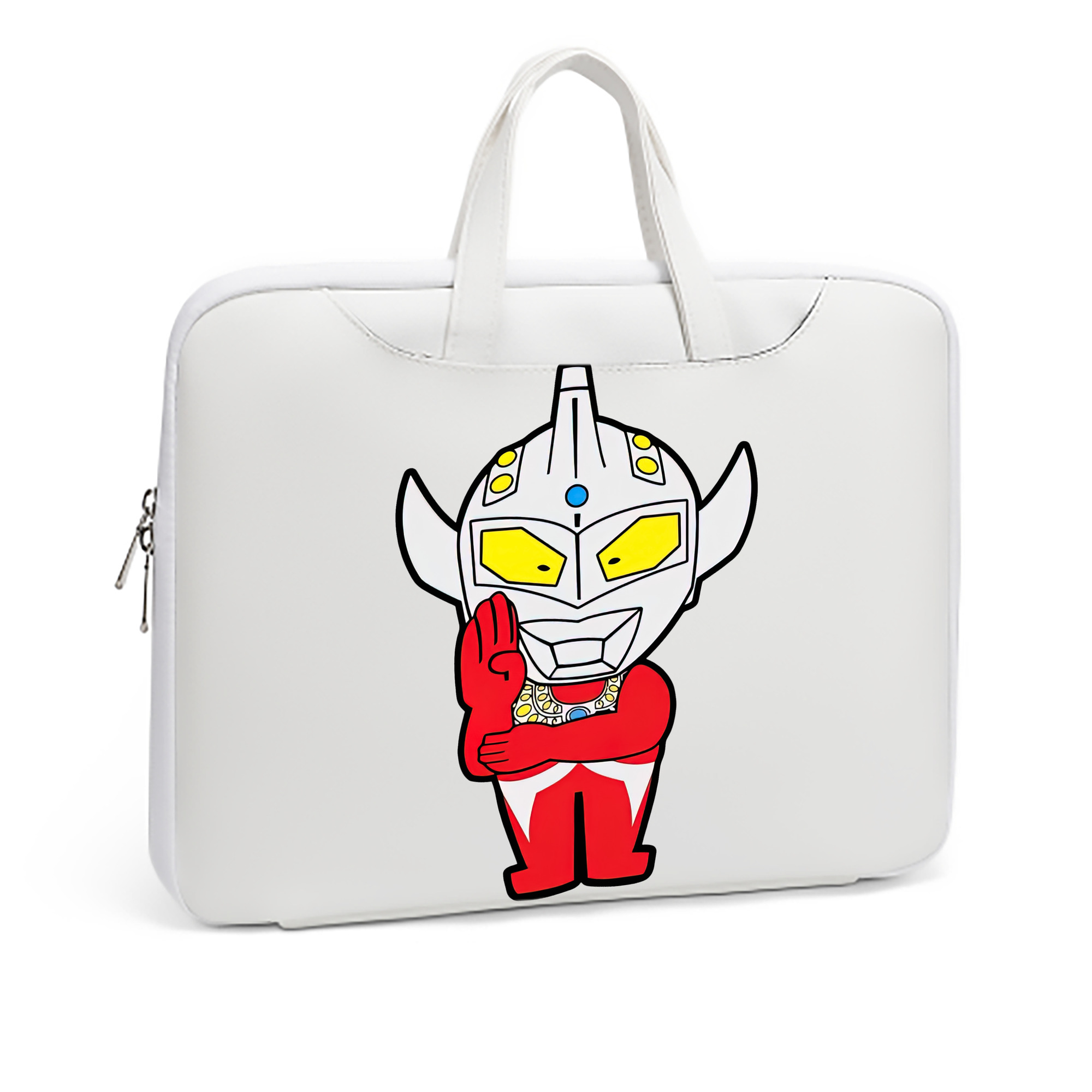 （画像用） ウルトラマン Ultraman レザーラップトップバッグ　ノートパソコンケース