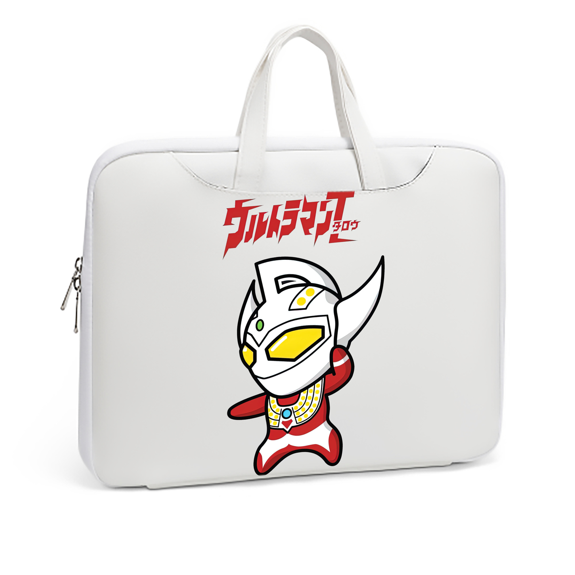 （画像用） ウルトラマン Ultraman レザーラップトップバッグ　ノートパソコンケース