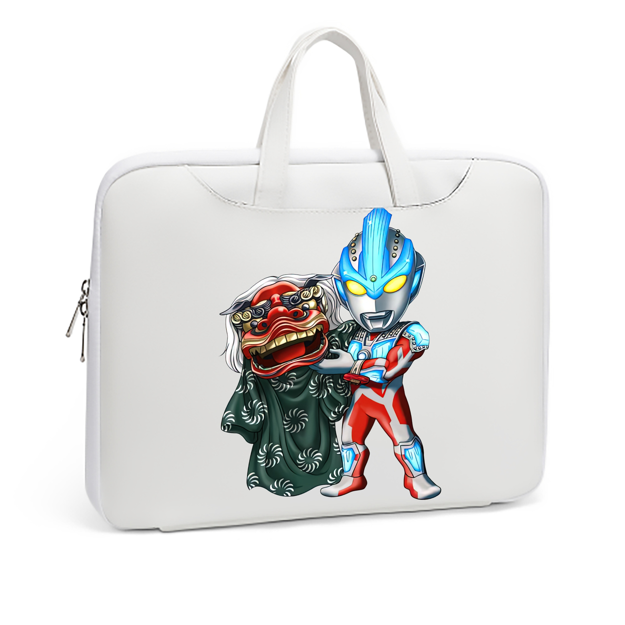 （画像用） ウルトラマン Ultraman レザーラップトップバッグ　ノートパソコンケース
