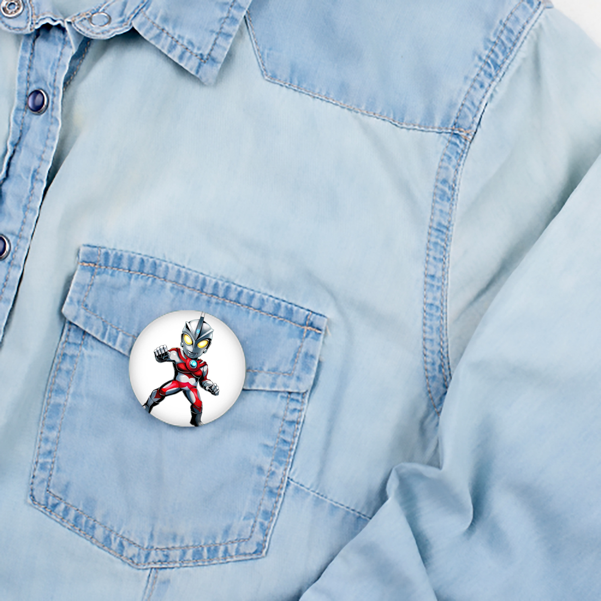 ウルトラマン Ultraman 6cm 缶バッジ 複数セット