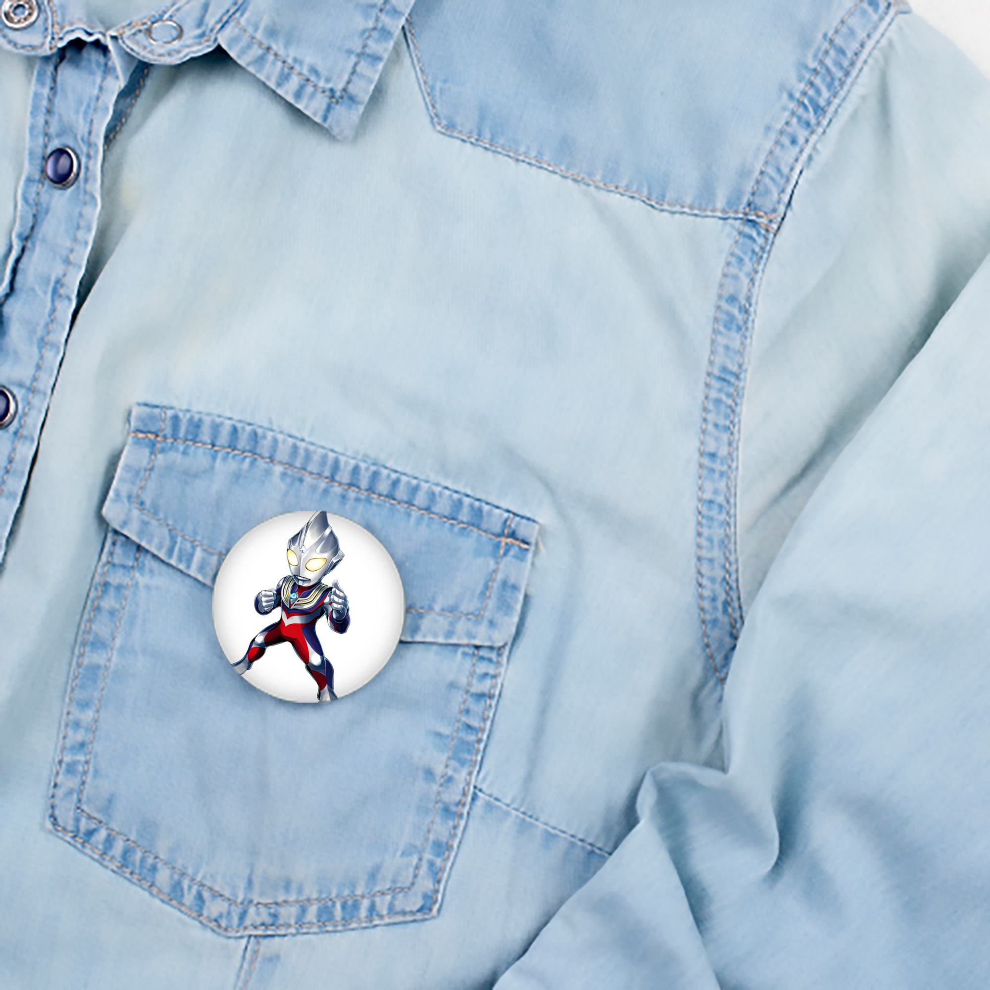 ウルトラマン Ultraman 6cm 缶バッジ 複数セット