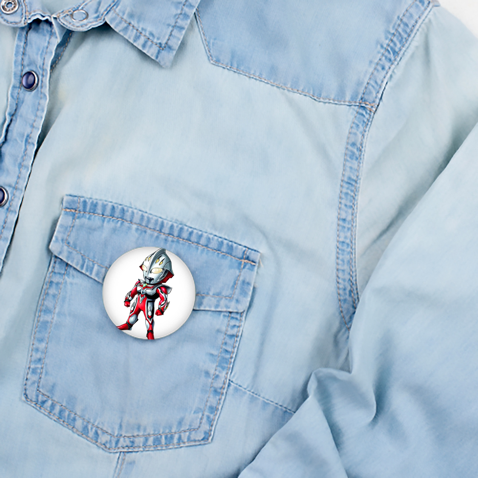 ウルトラマン Ultraman 6cm 缶バッジ 複数セット