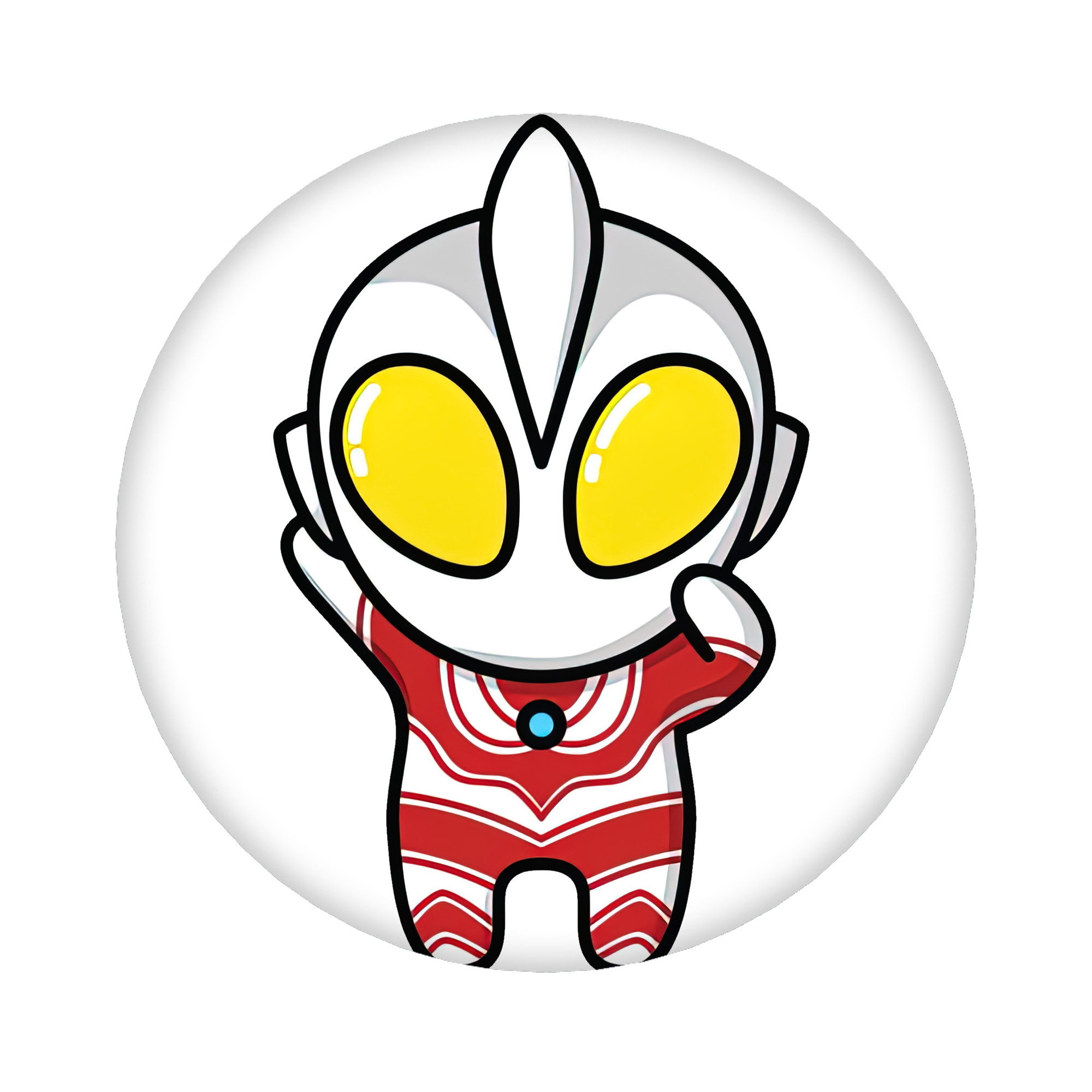 （画像用） ウルトラマン Ultraman 6cm 缶バッジ 複数セット