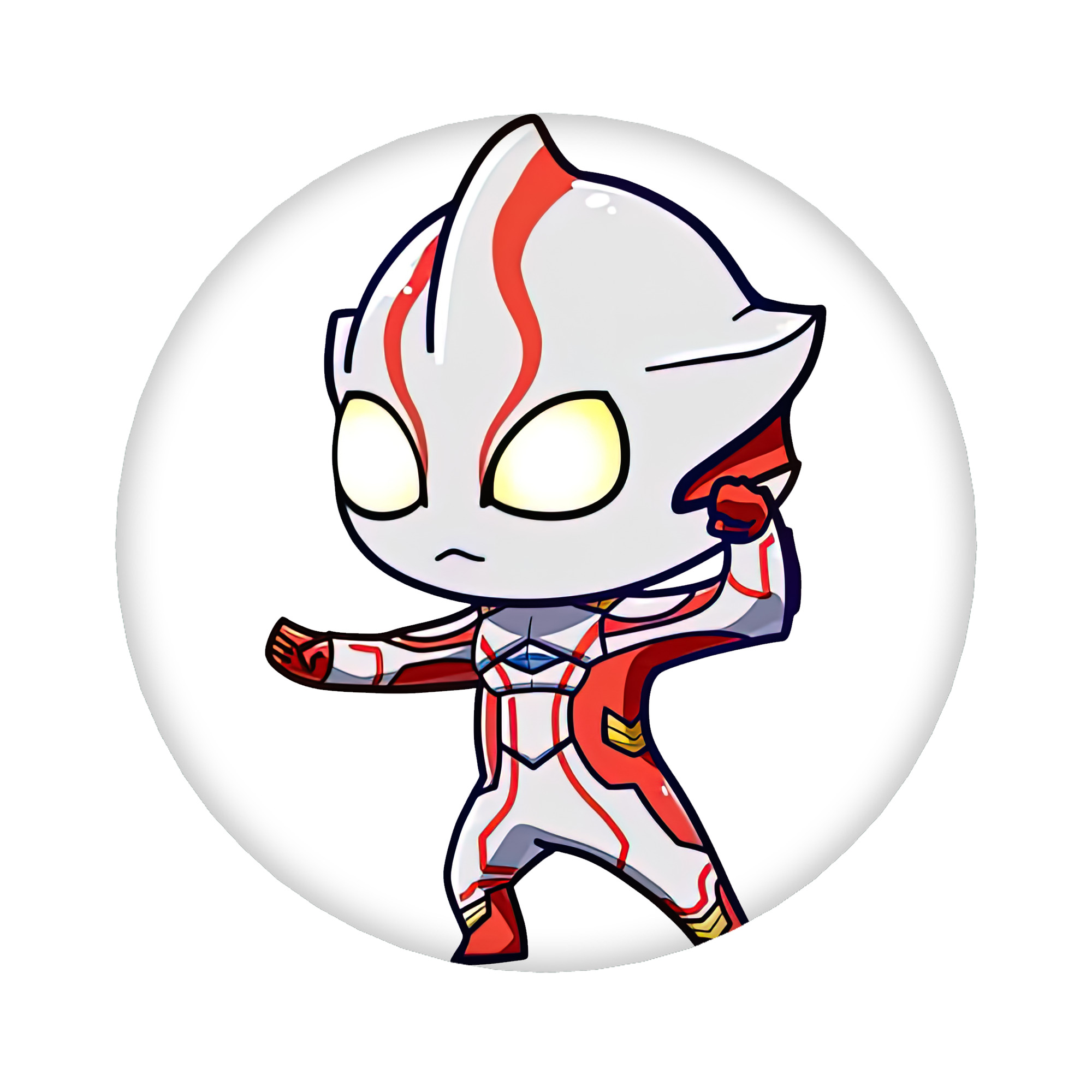 （画像用） ウルトラマン Ultraman 6cm 缶バッジ 複数セット