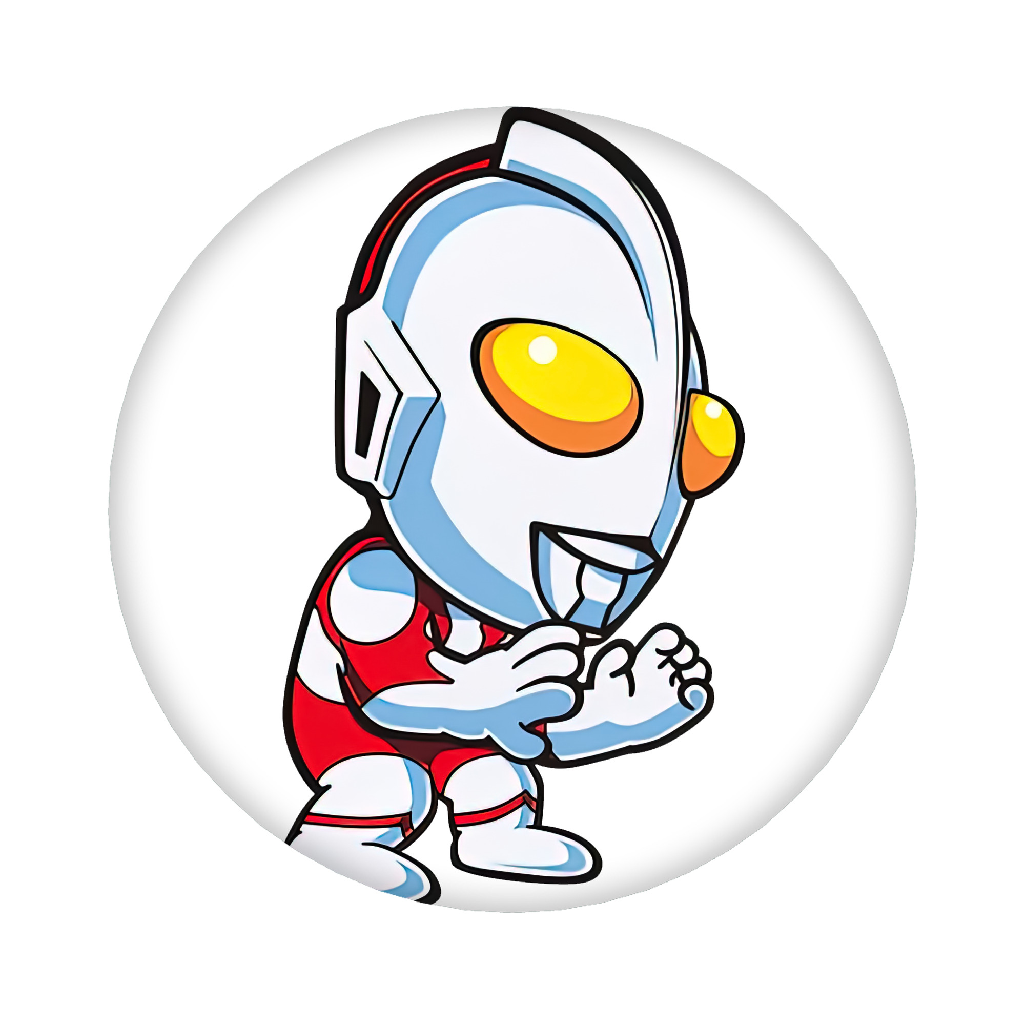 （画像用） ウルトラマン Ultraman 6cm 缶バッジ 複数セット