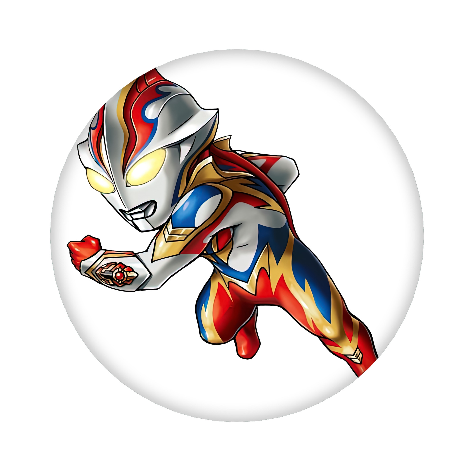 （画像用） ウルトラマン Ultraman 6cm 缶バッジ 複数セット