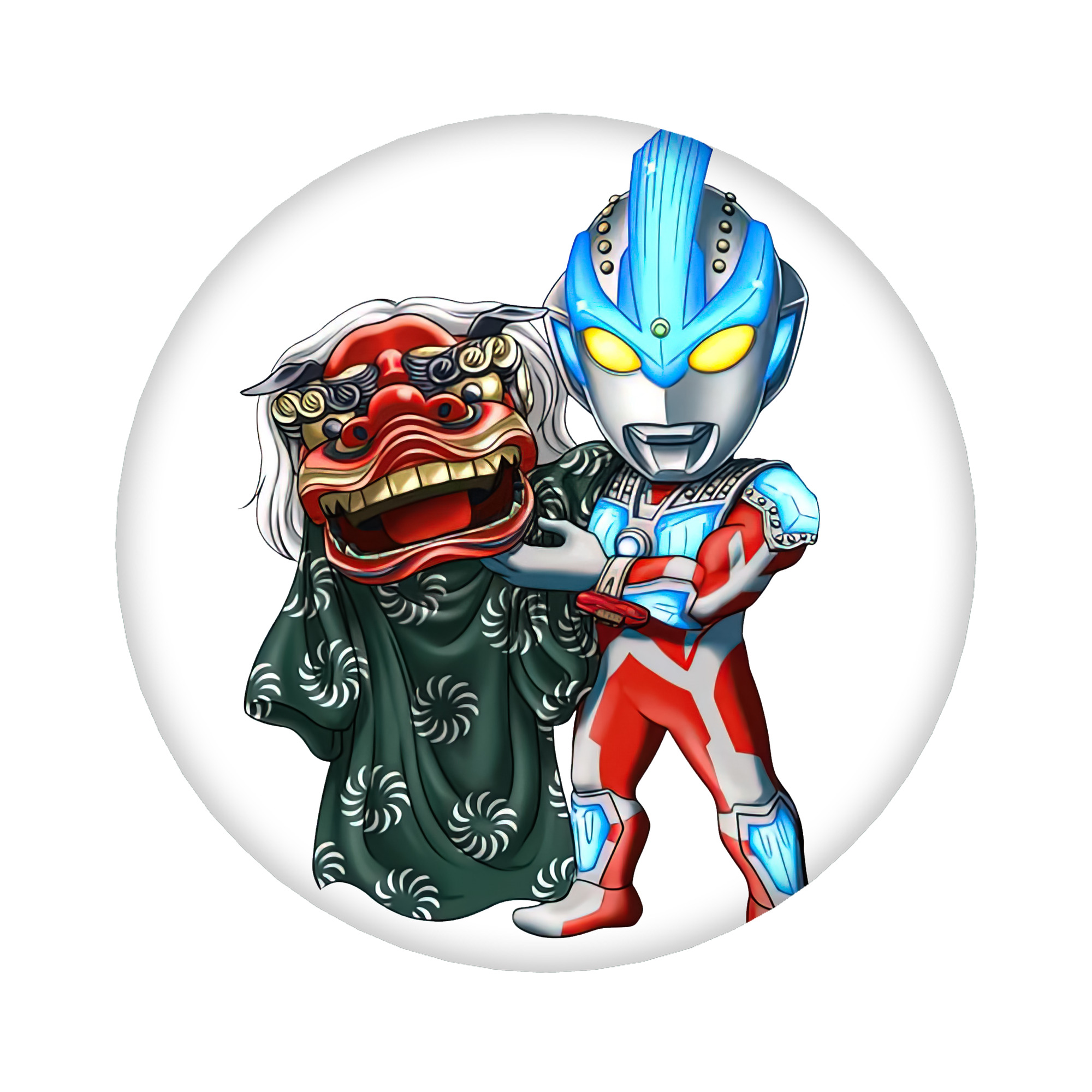（画像用） ウルトラマン Ultraman 6cm 缶バッジ 複数セット