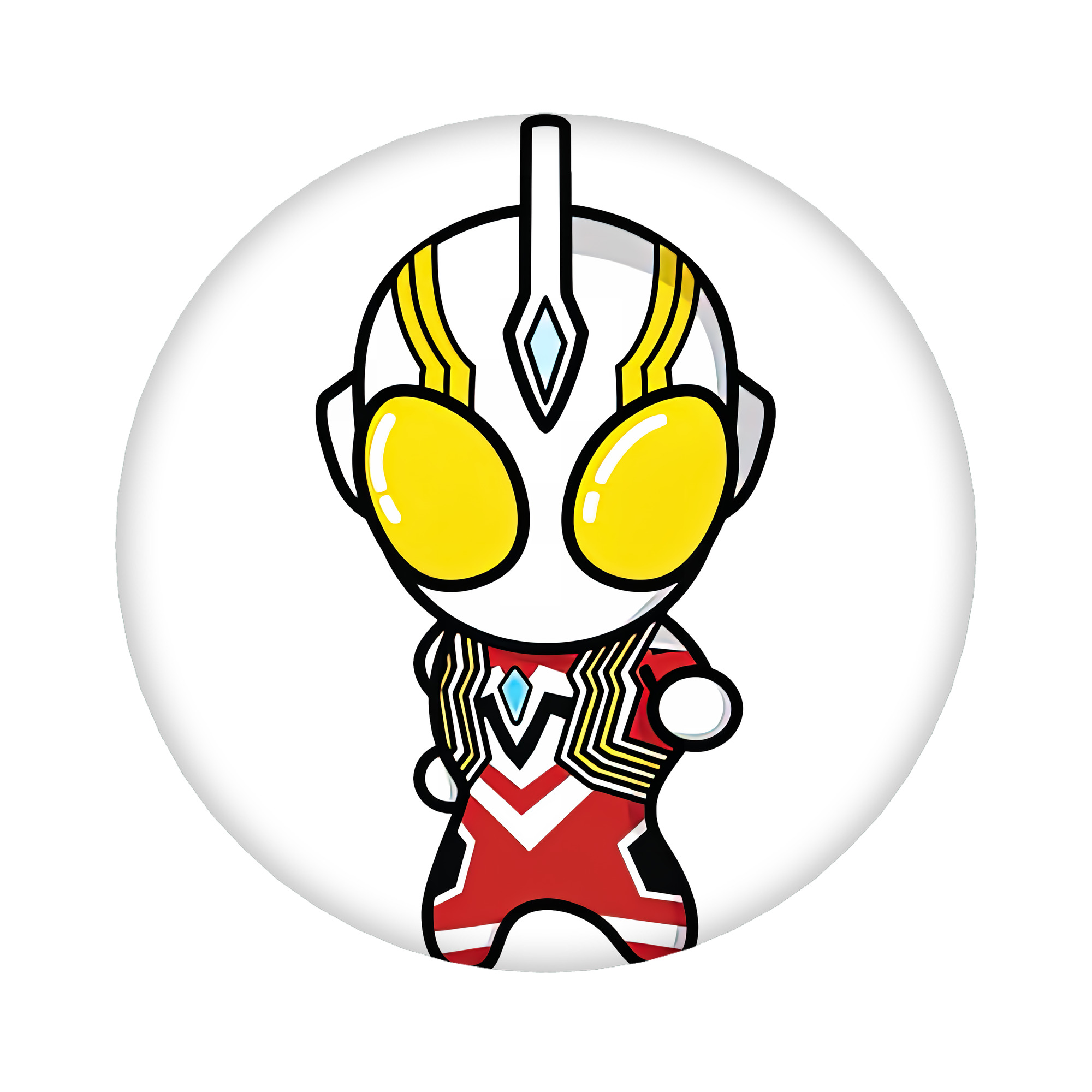 （画像用） ウルトラマン Ultraman 6cm 缶バッジ 複数セット