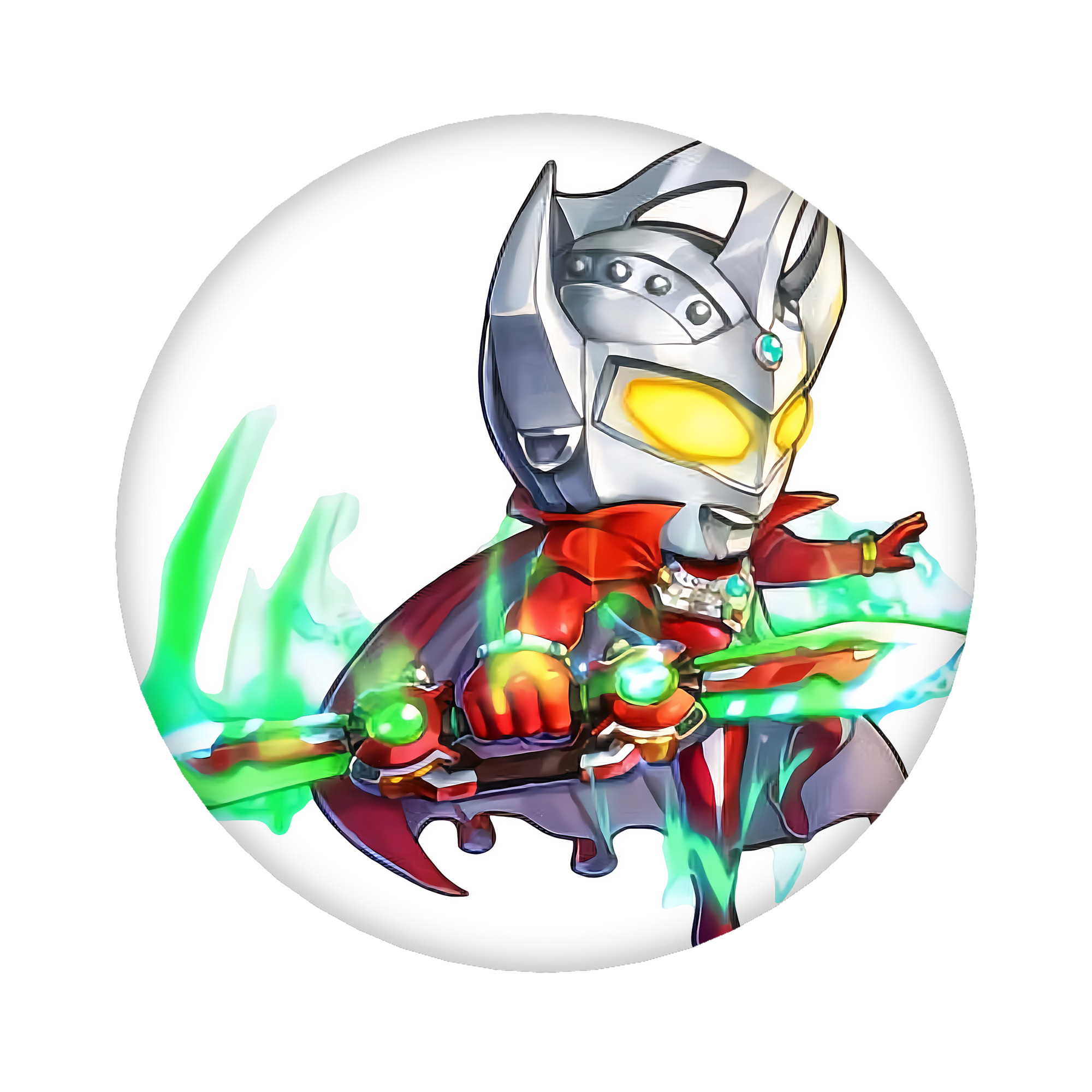 （画像用） ウルトラマン Ultraman 6cm 缶バッジ 複数セット