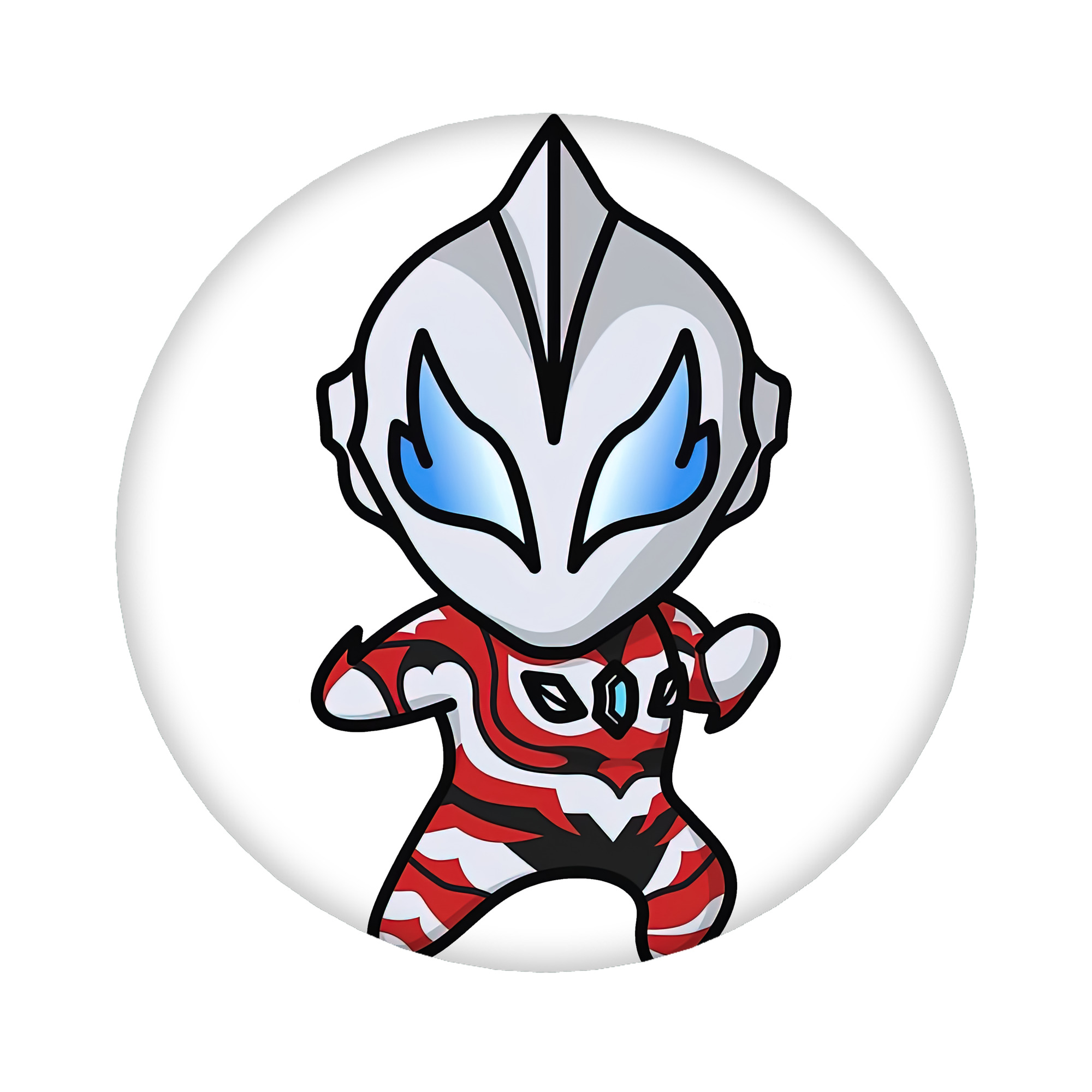（画像用） ウルトラマン Ultraman 6cm 缶バッジ 複数セット