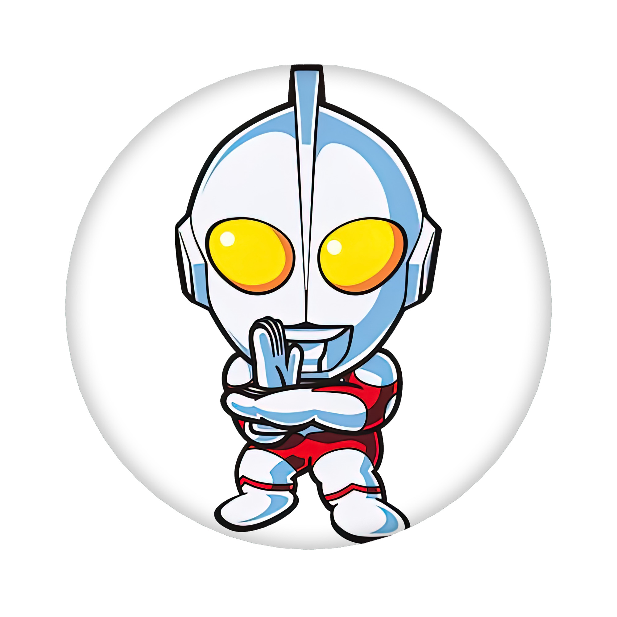 （画像用） ウルトラマン Ultraman 6cm 缶バッジ 複数セット