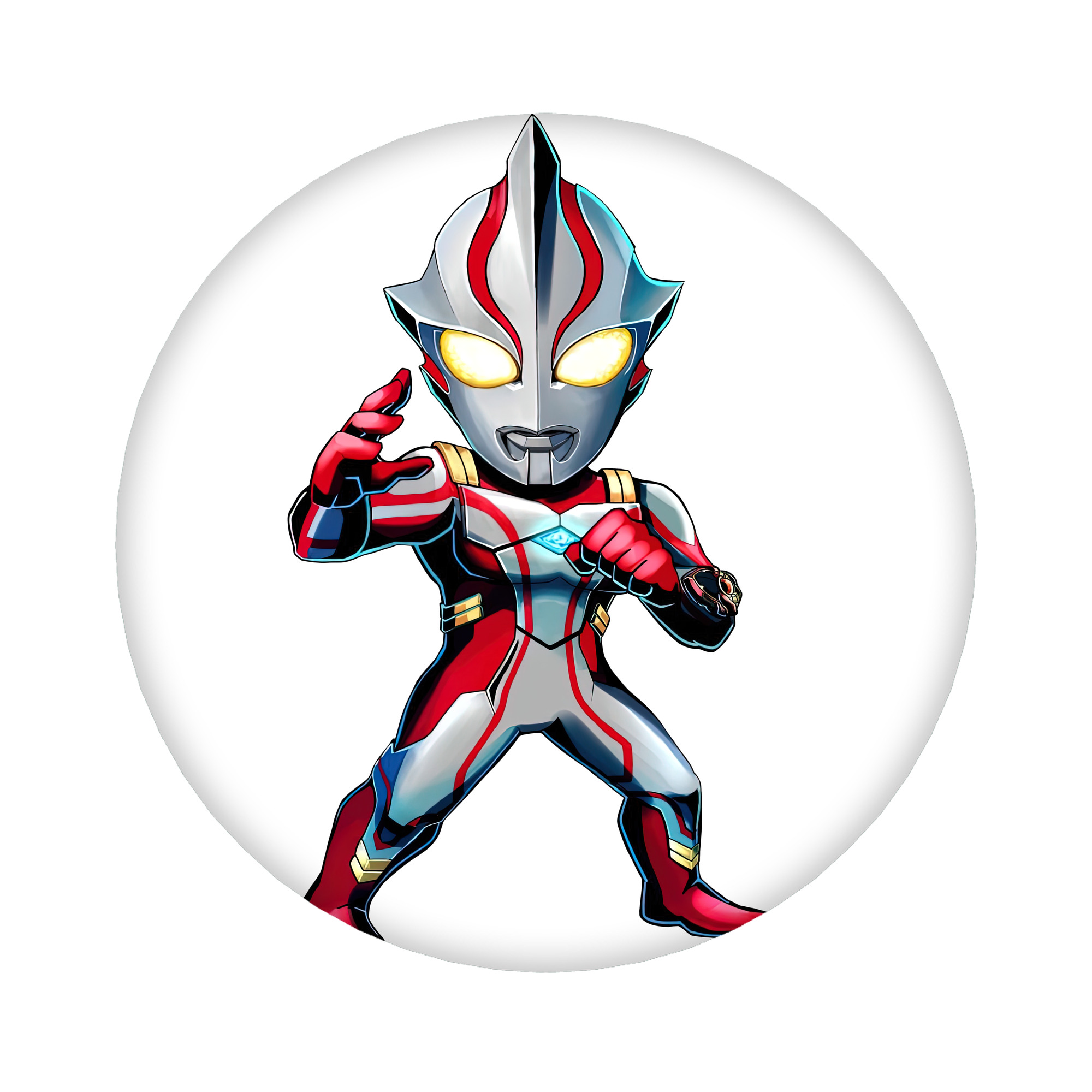 （画像用） ウルトラマン Ultraman 6cm 缶バッジ 複数セット