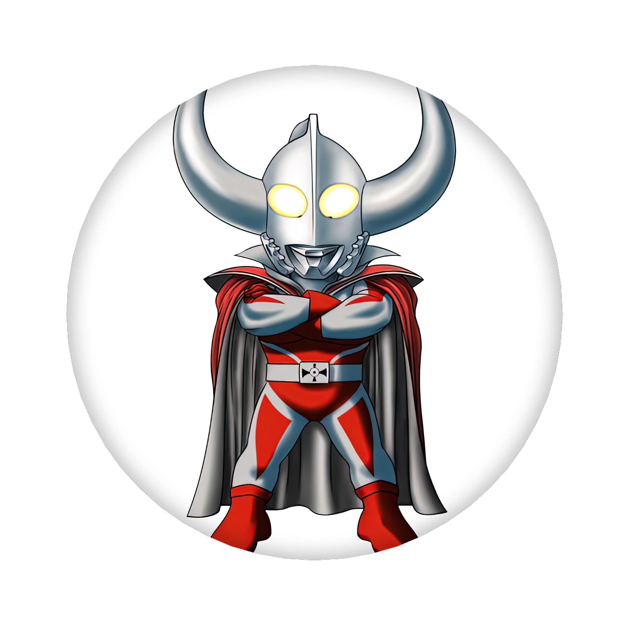 （画像用） ウルトラマン Ultraman 6cm 缶バッジ 複数セット