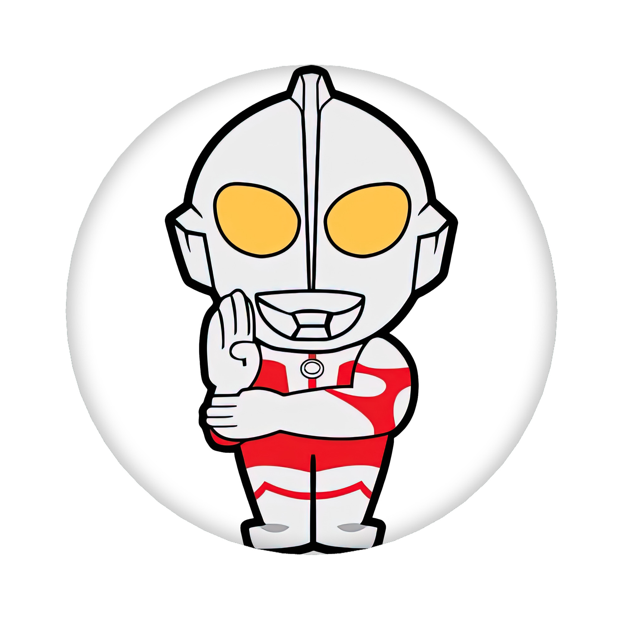 （画像用） ウルトラマン Ultraman 6cm 缶バッジ 複数セット