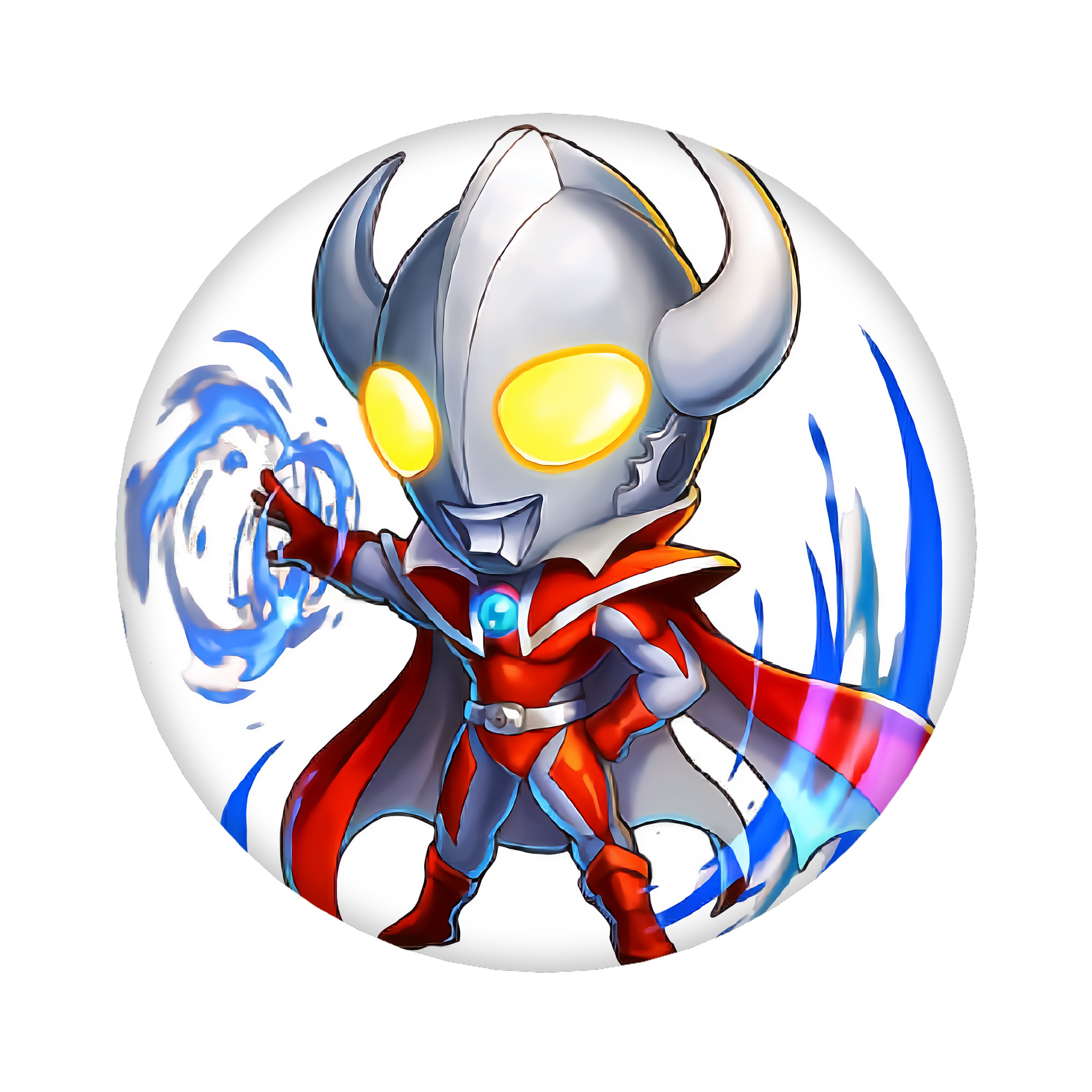 （画像用） ウルトラマン Ultraman 6cm 缶バッジ 複数セット