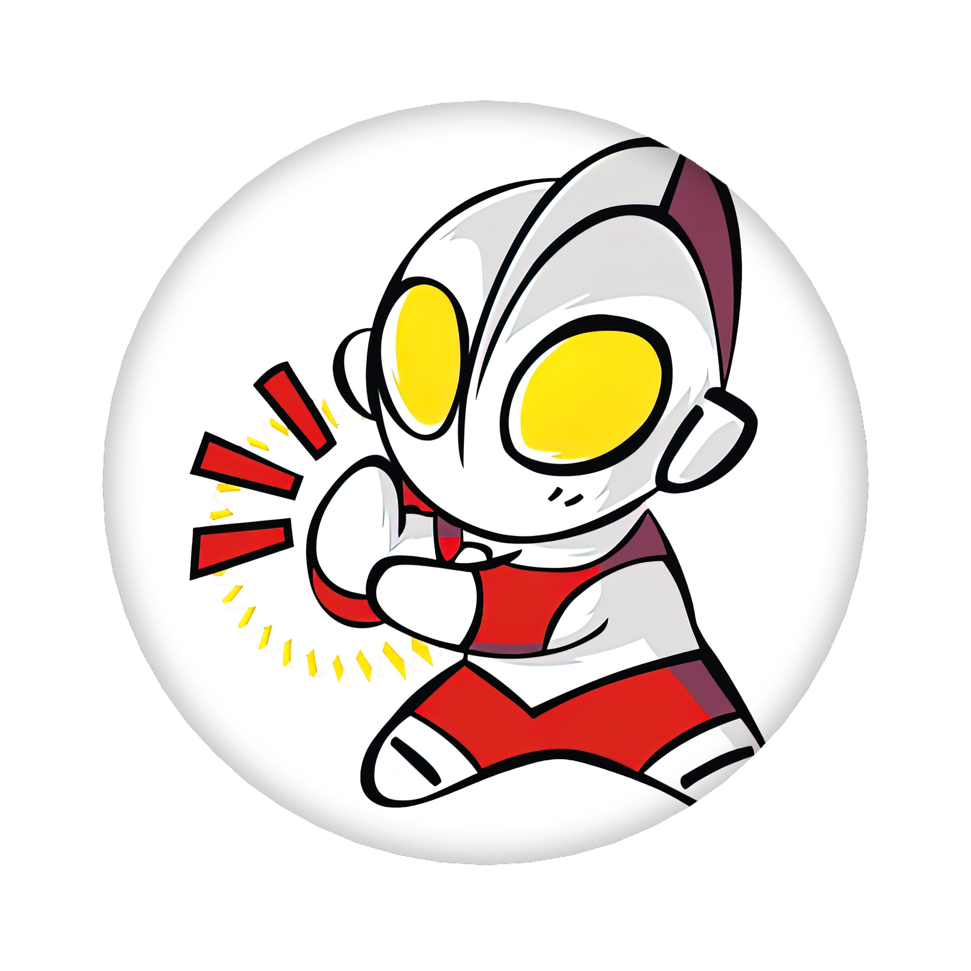 （画像用） ウルトラマン Ultraman 6cm 缶バッジ 複数セット